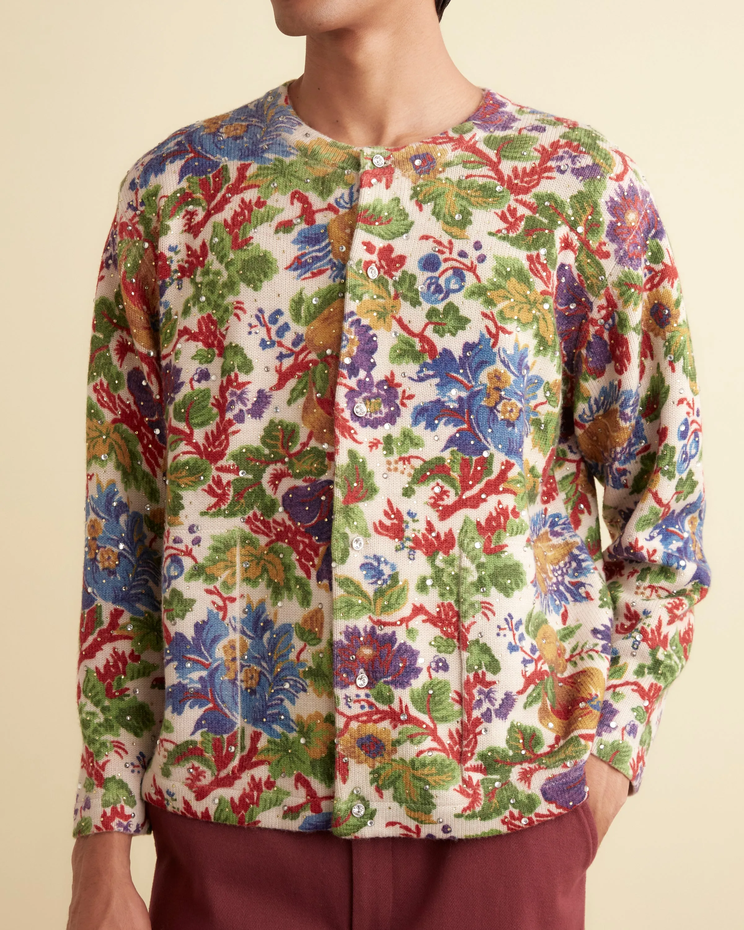 Beaded Floral Cardigan sold by BODE product image thumbnail 2