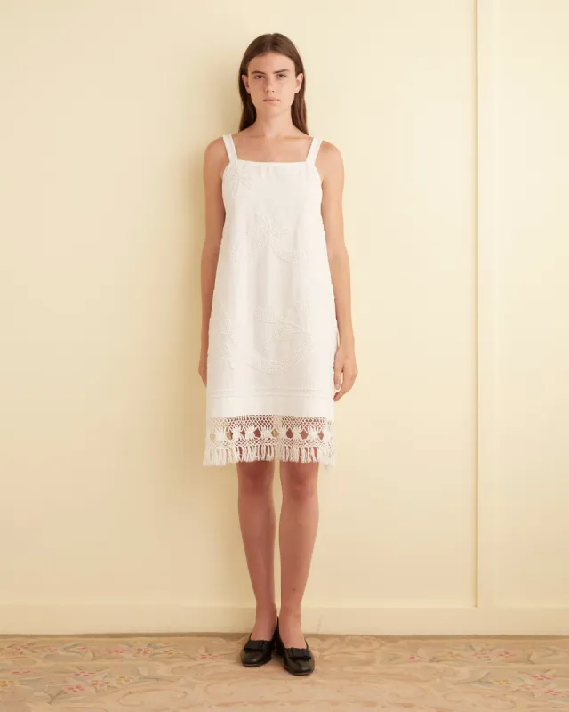 Pearls & Swirls Dress - S made by BODE