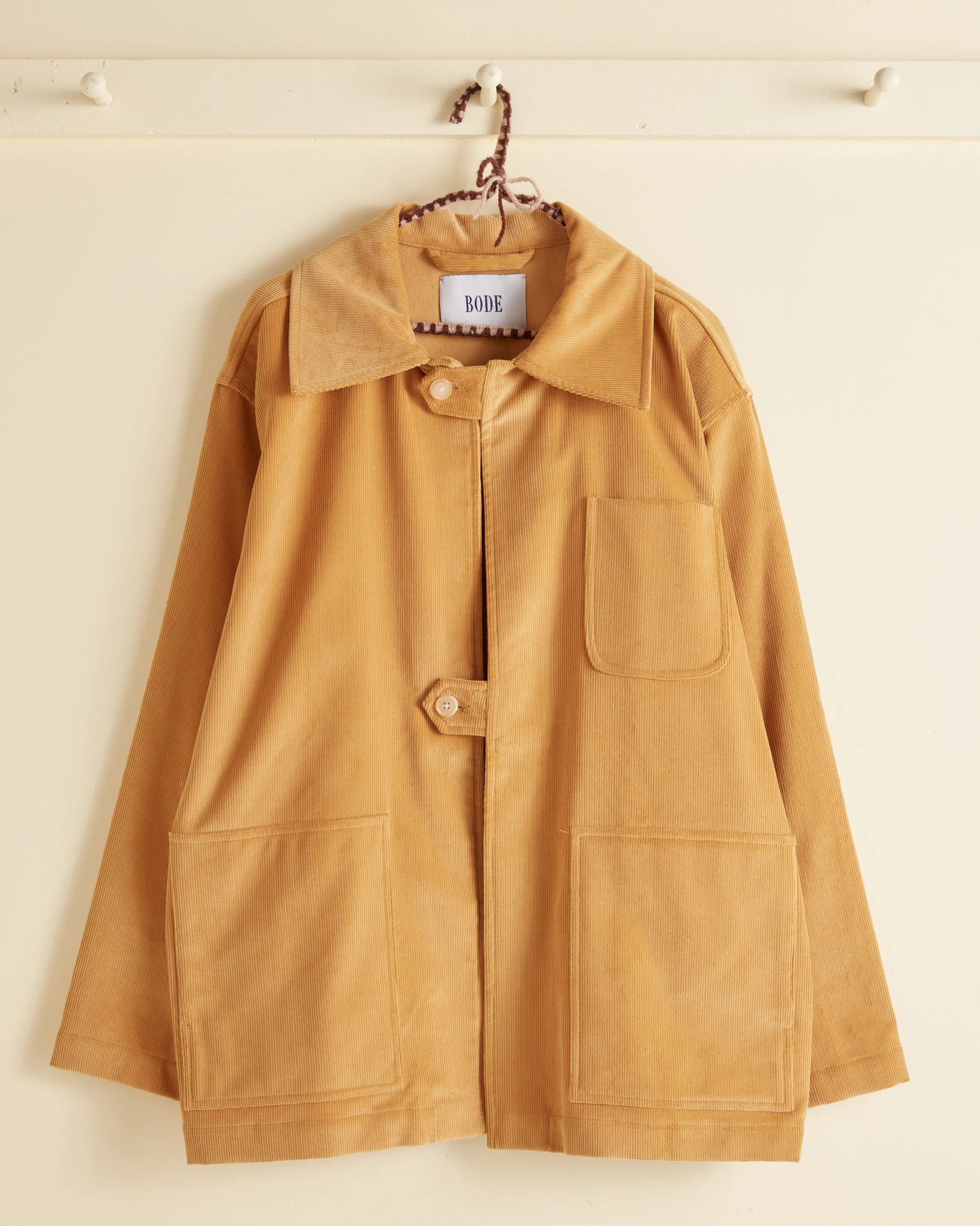 Custom Senior Cord Front Tab Jacket sold by BODE