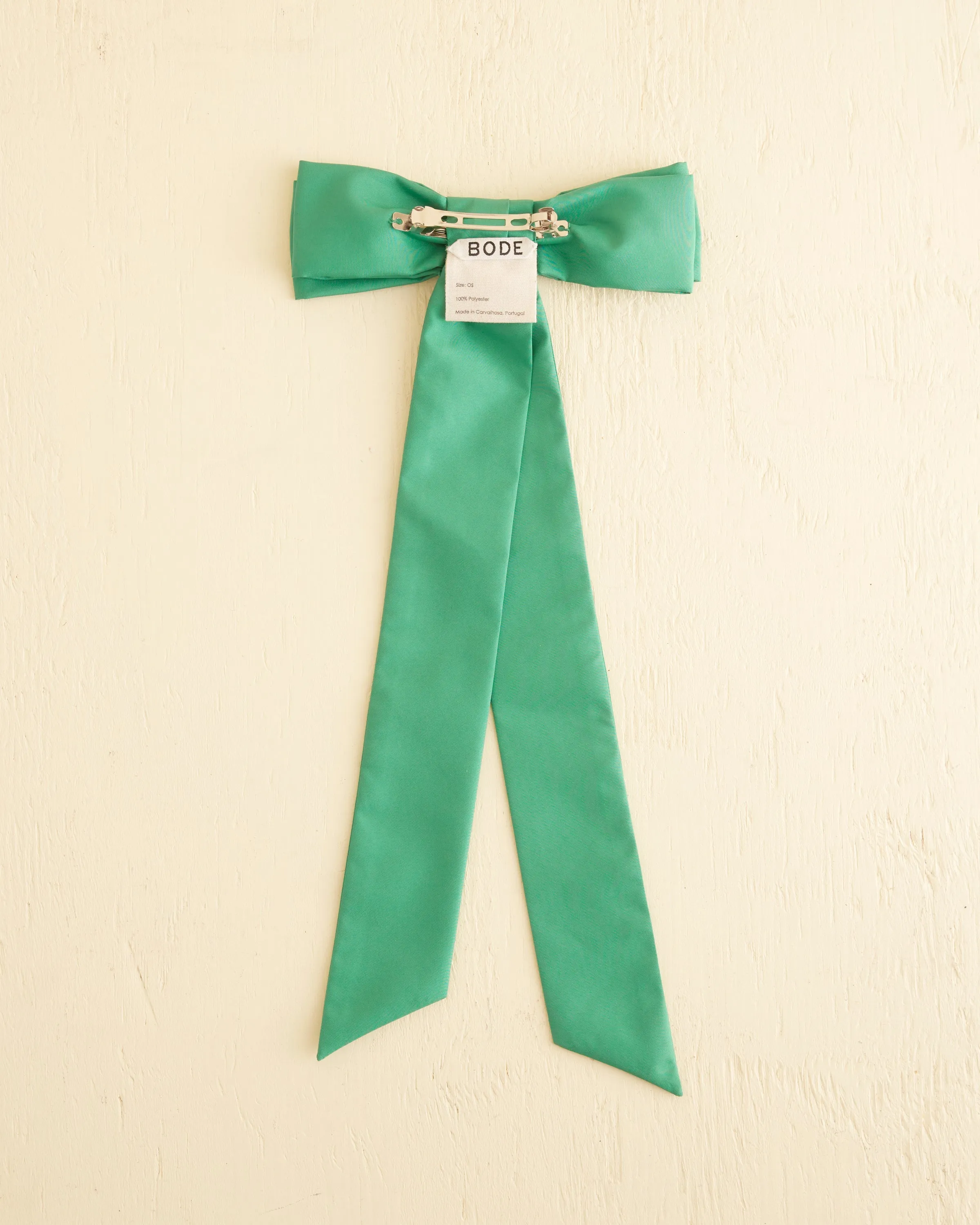 Harbor Bow Barrette - Green sold by BODE product image thumbnail 4