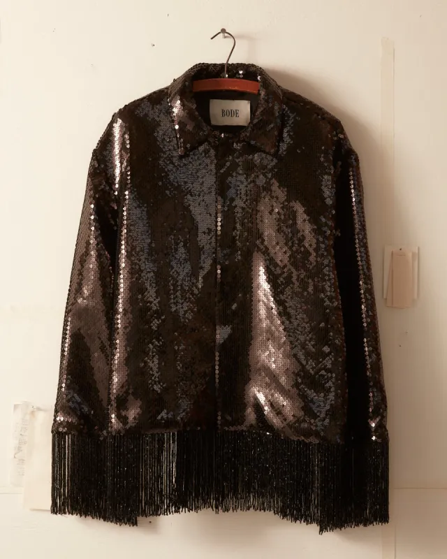 Sequined Blass Evening Jacket sold by BODE