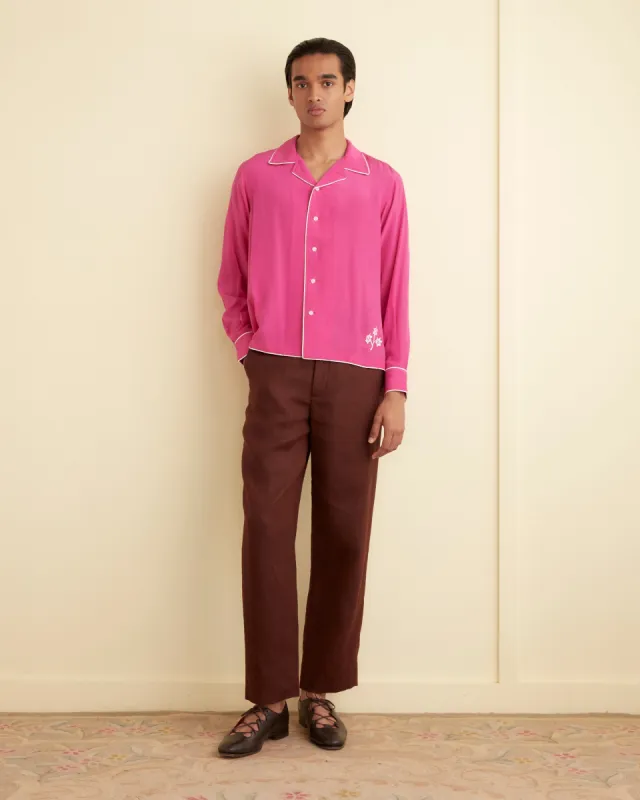 Shadow Jasmine Long Sleeve Shirt sold by BODE