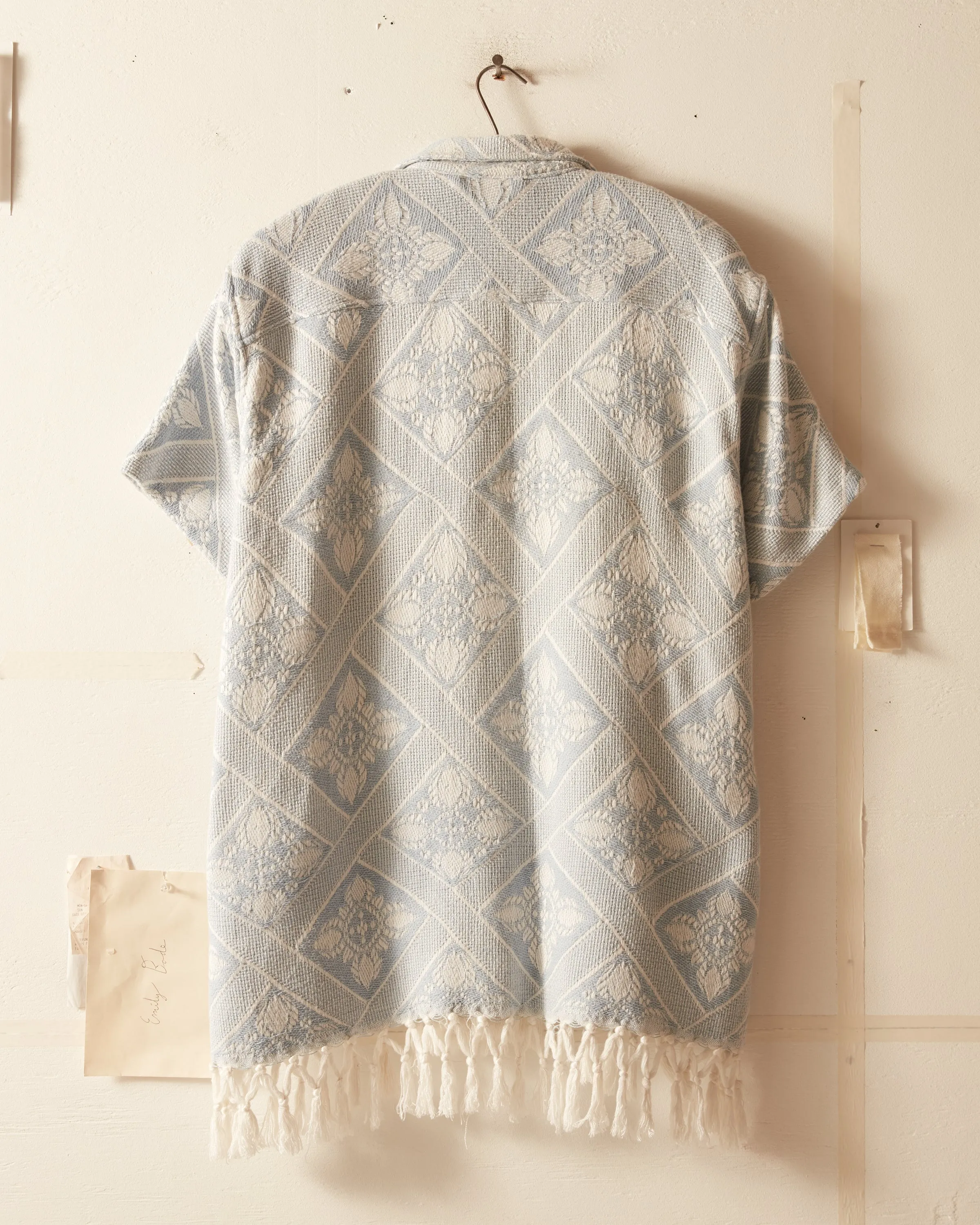 Lilac Diamond Short Sleeve Shirt - S/M sold by BODE product image thumbnail 3