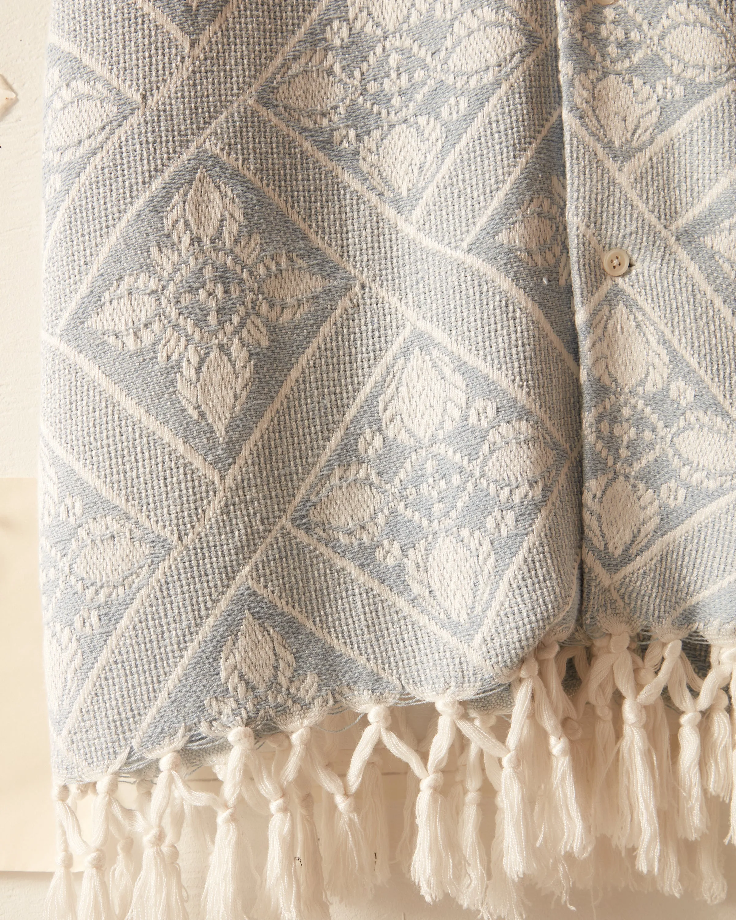 Lilac Diamond Short Sleeve Shirt - S/M sold by BODE product image thumbnail 2