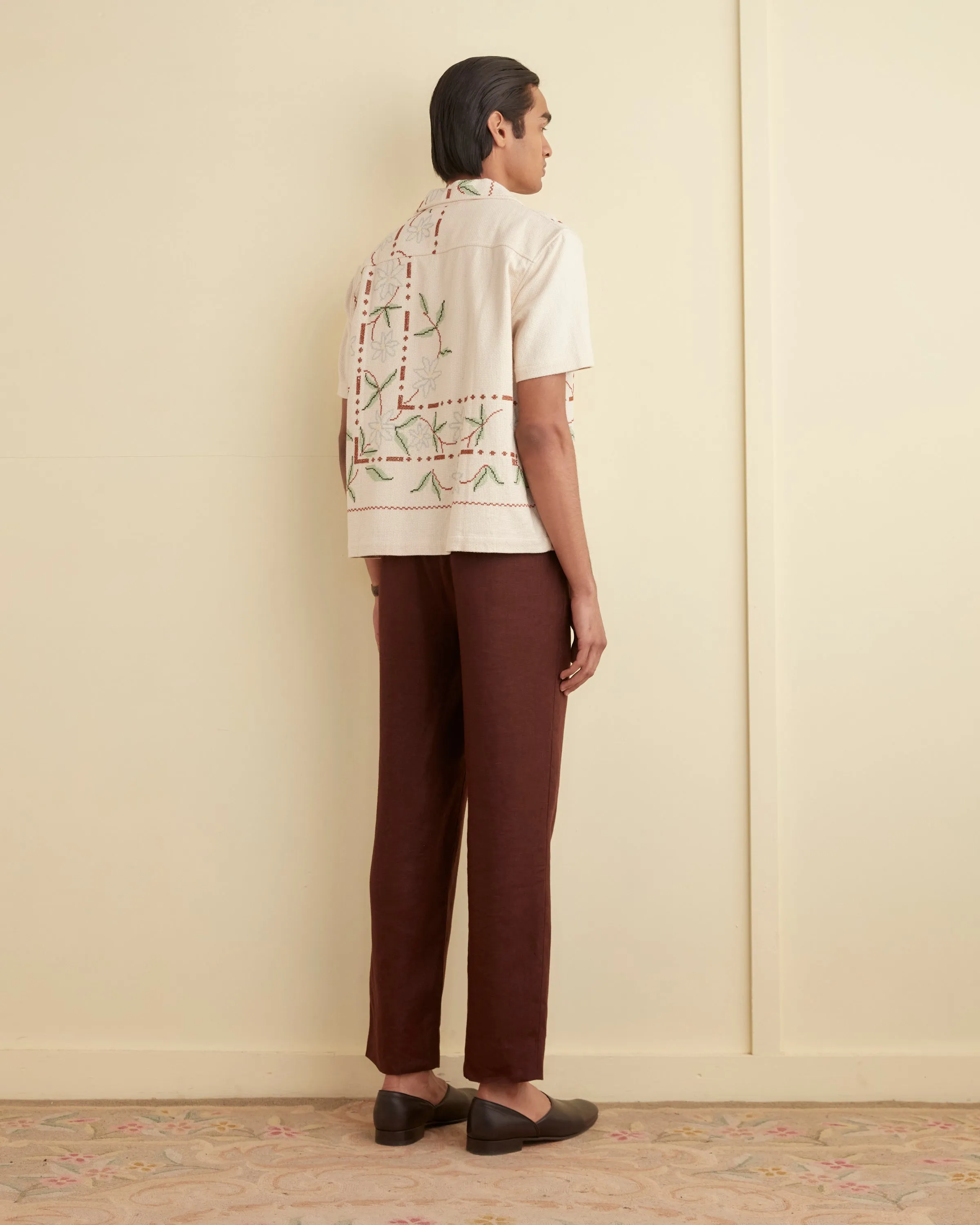 Gerber Border Short Sleeve Shirt sold by BODE product image thumbnail 3