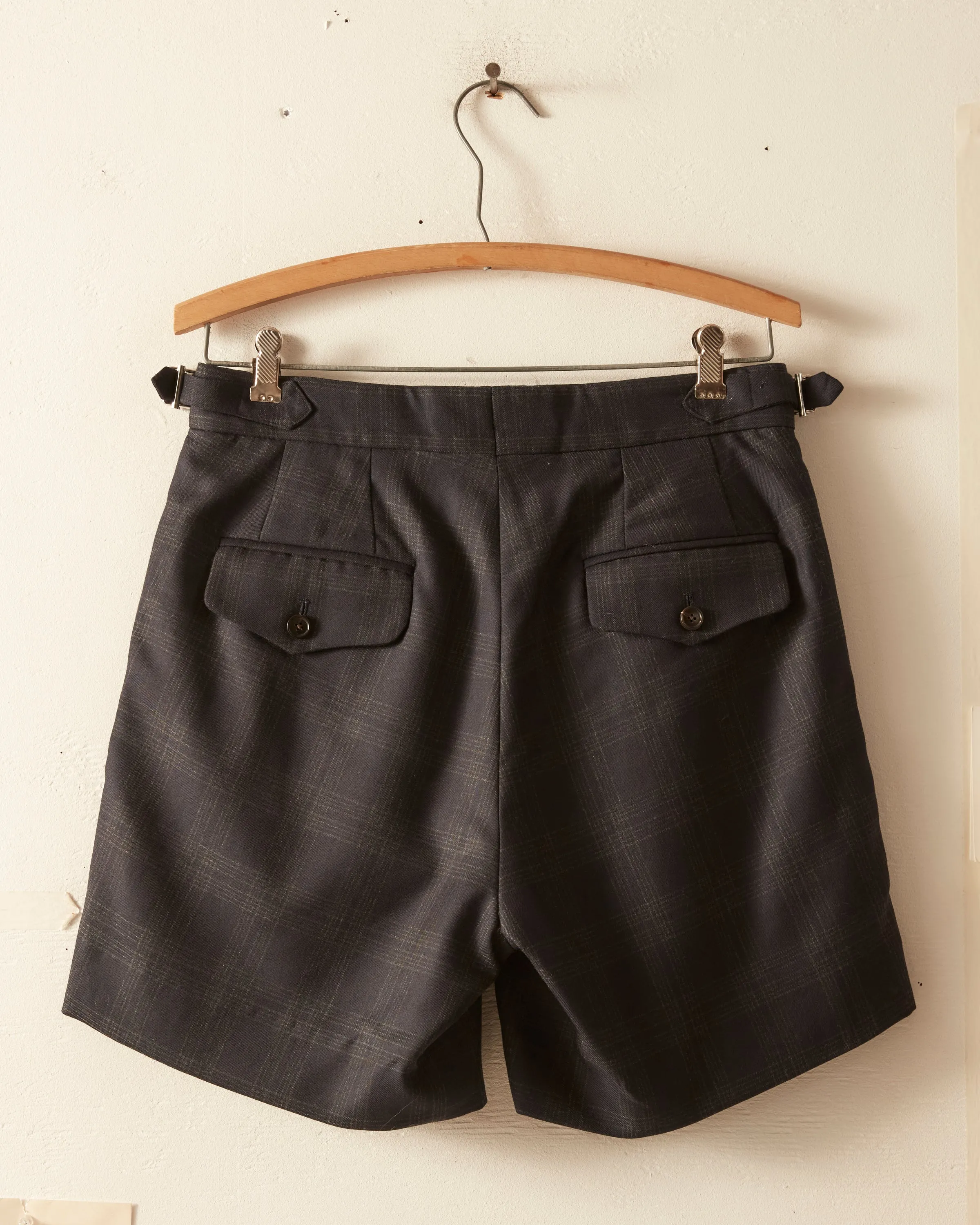 Ink Plaid Wool Shorts - 29 sold by BODE product image thumbnail 3