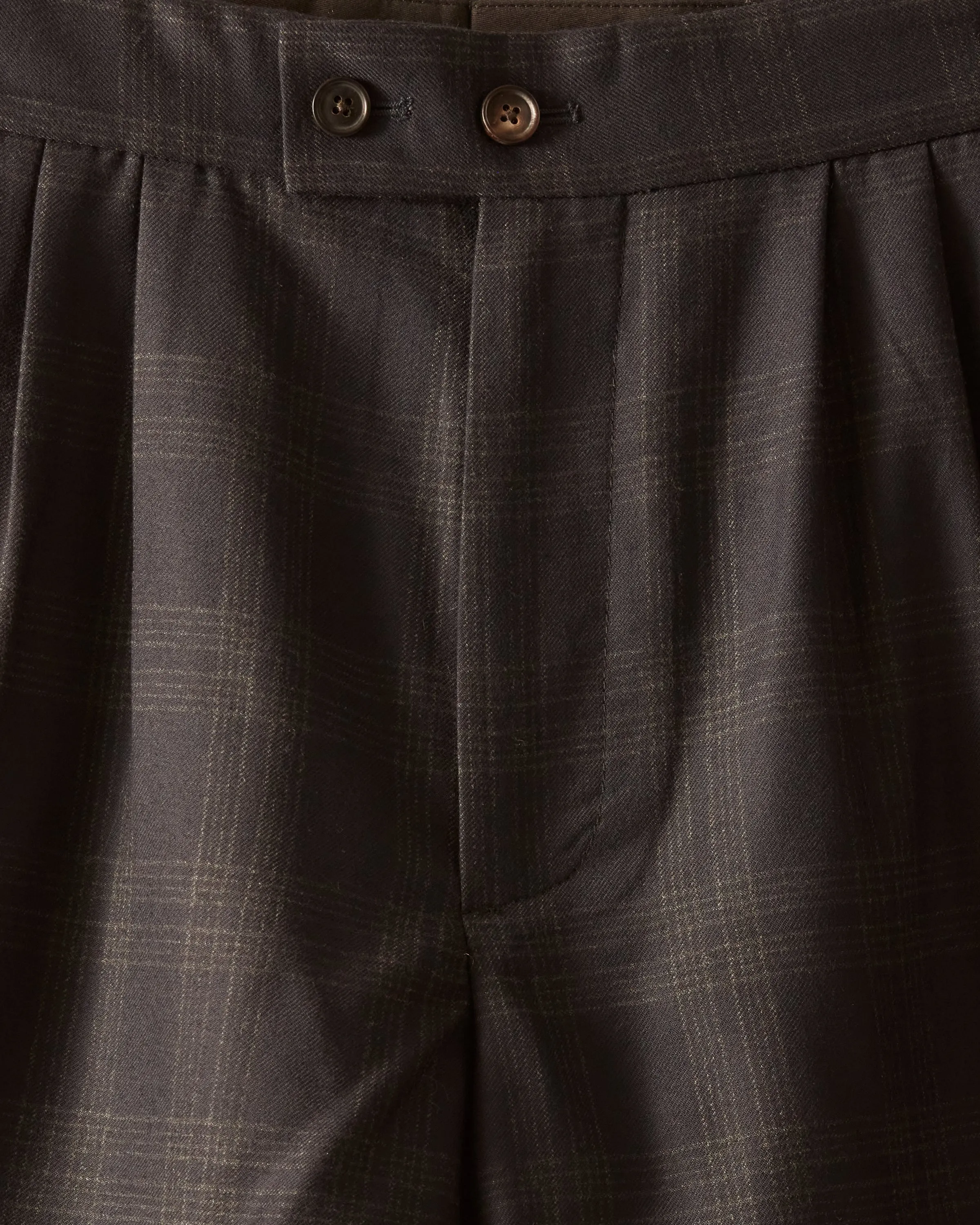 Ink Plaid Wool Shorts - 29 sold by BODE product image thumbnail 2