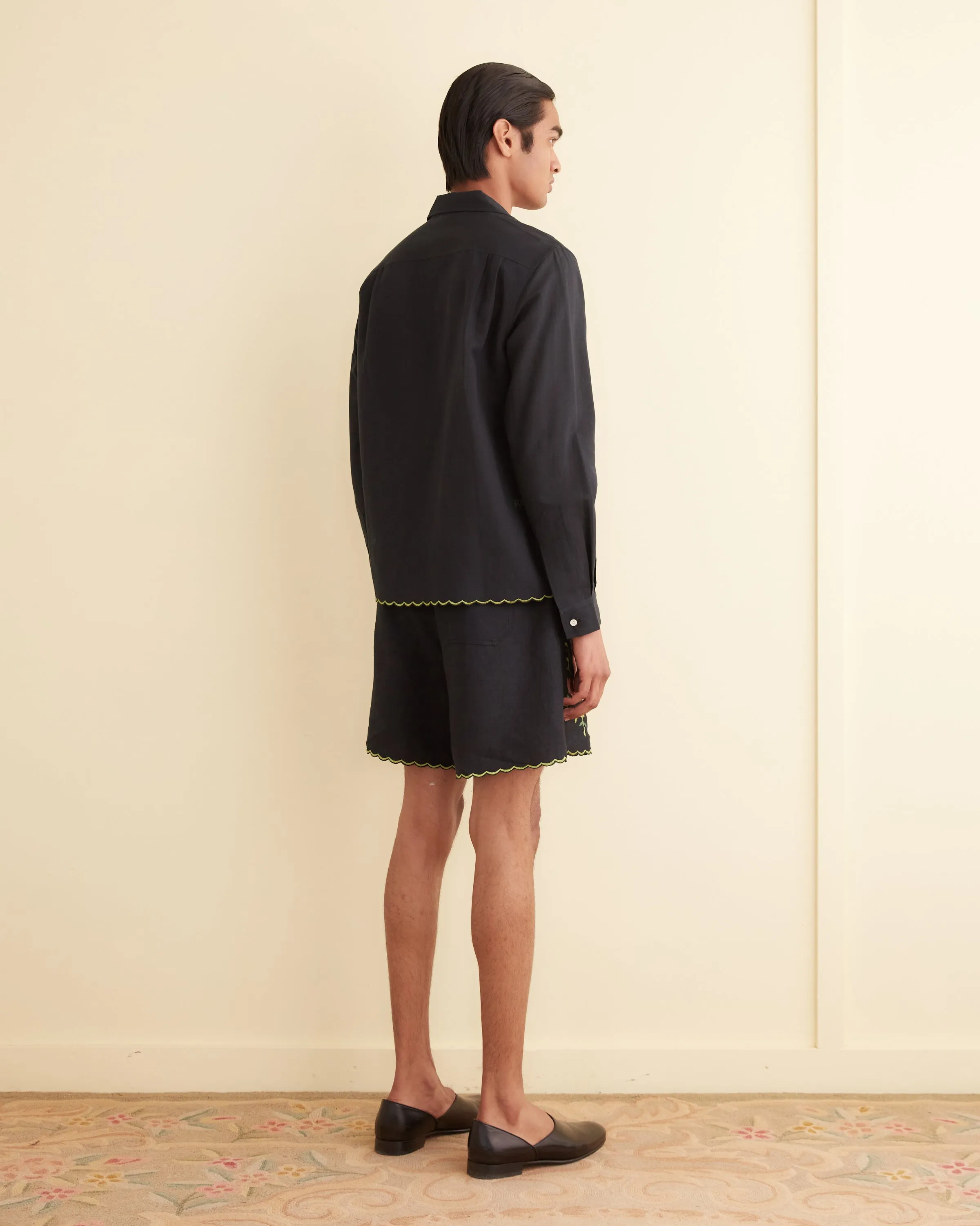 Rosefinch Long Sleeve Shirt sold by BODE product image thumbnail 3