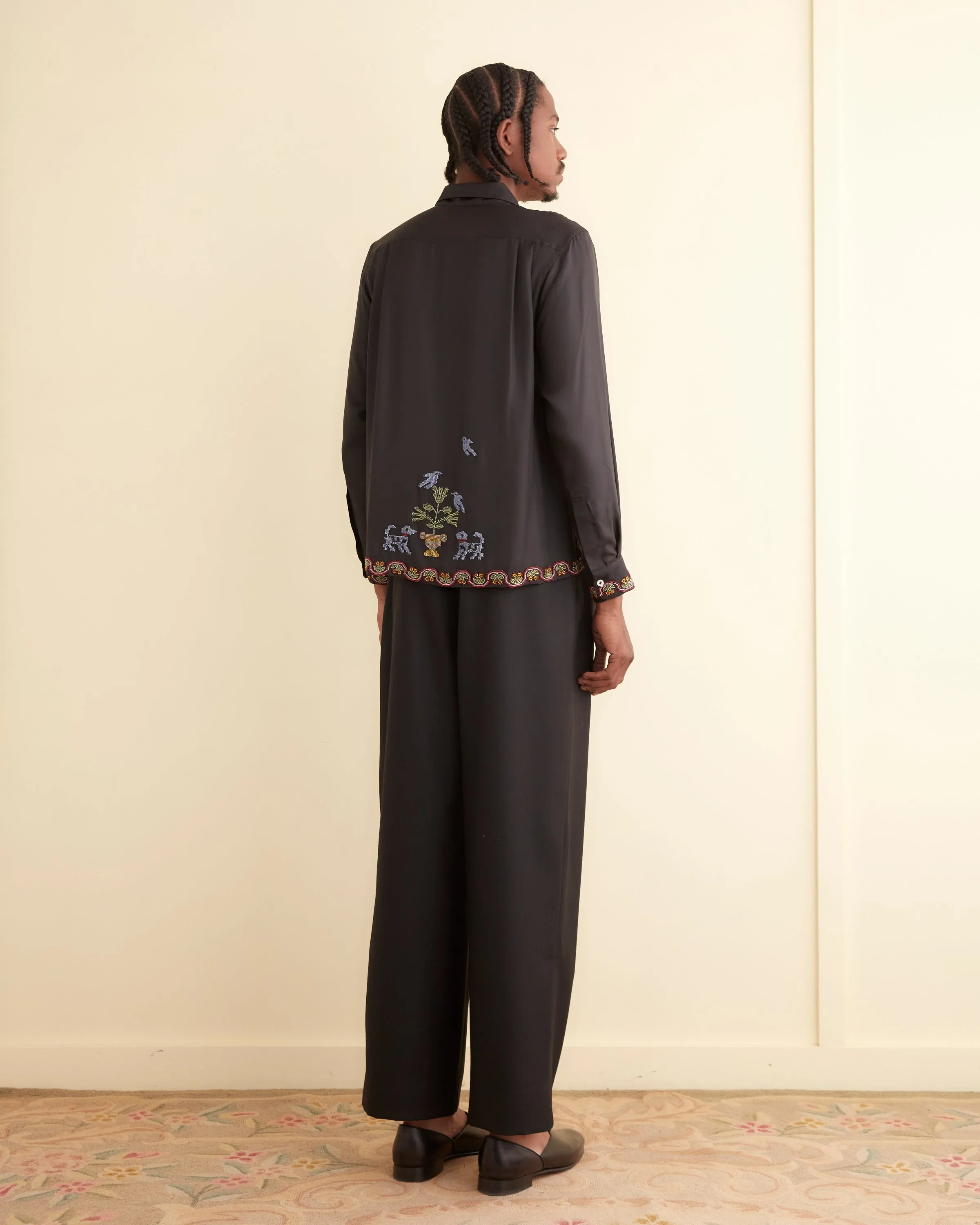 Garden Sampler Long Sleeve Shirt sold by BODE product image thumbnail 3