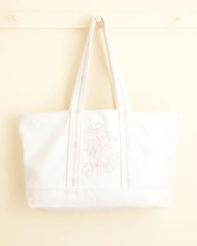 Laundry Tote - Natural Pink sold by BODE