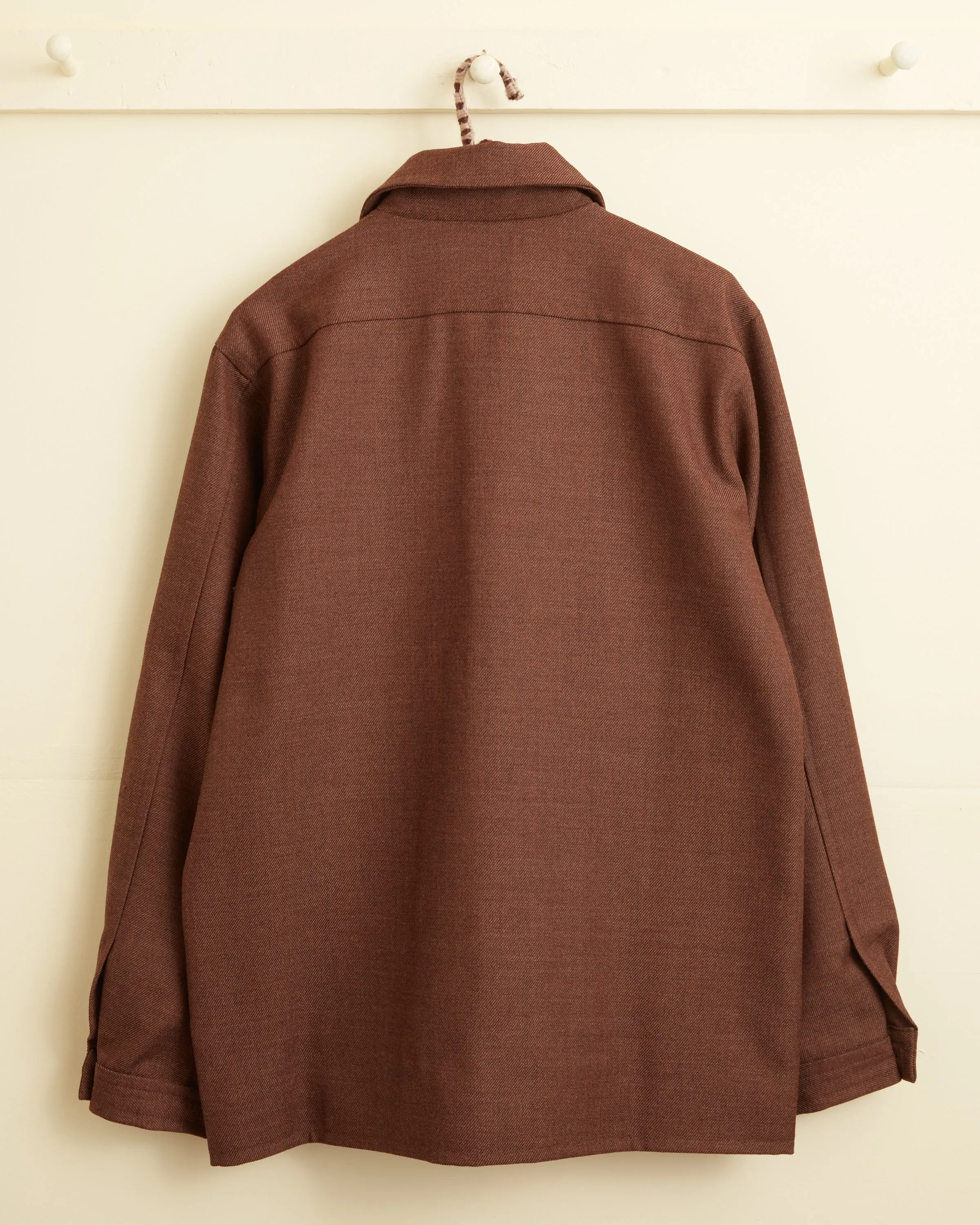 Twill Franck Jacket - Brown sold by BODE product image thumbnail 3