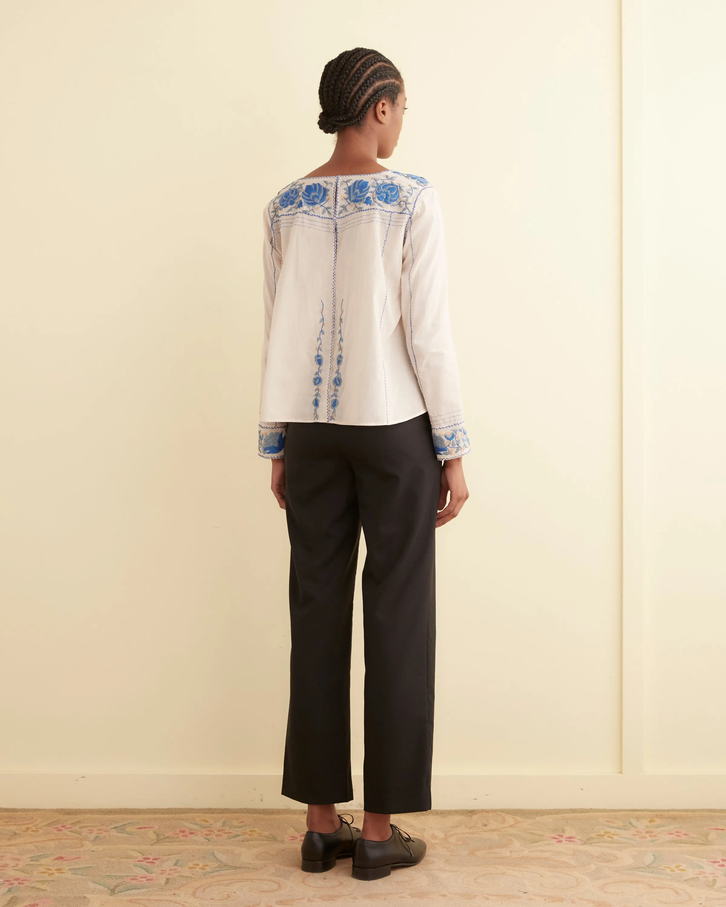 Embroidered Cornflower Top sold by BODE product image thumbnail 3