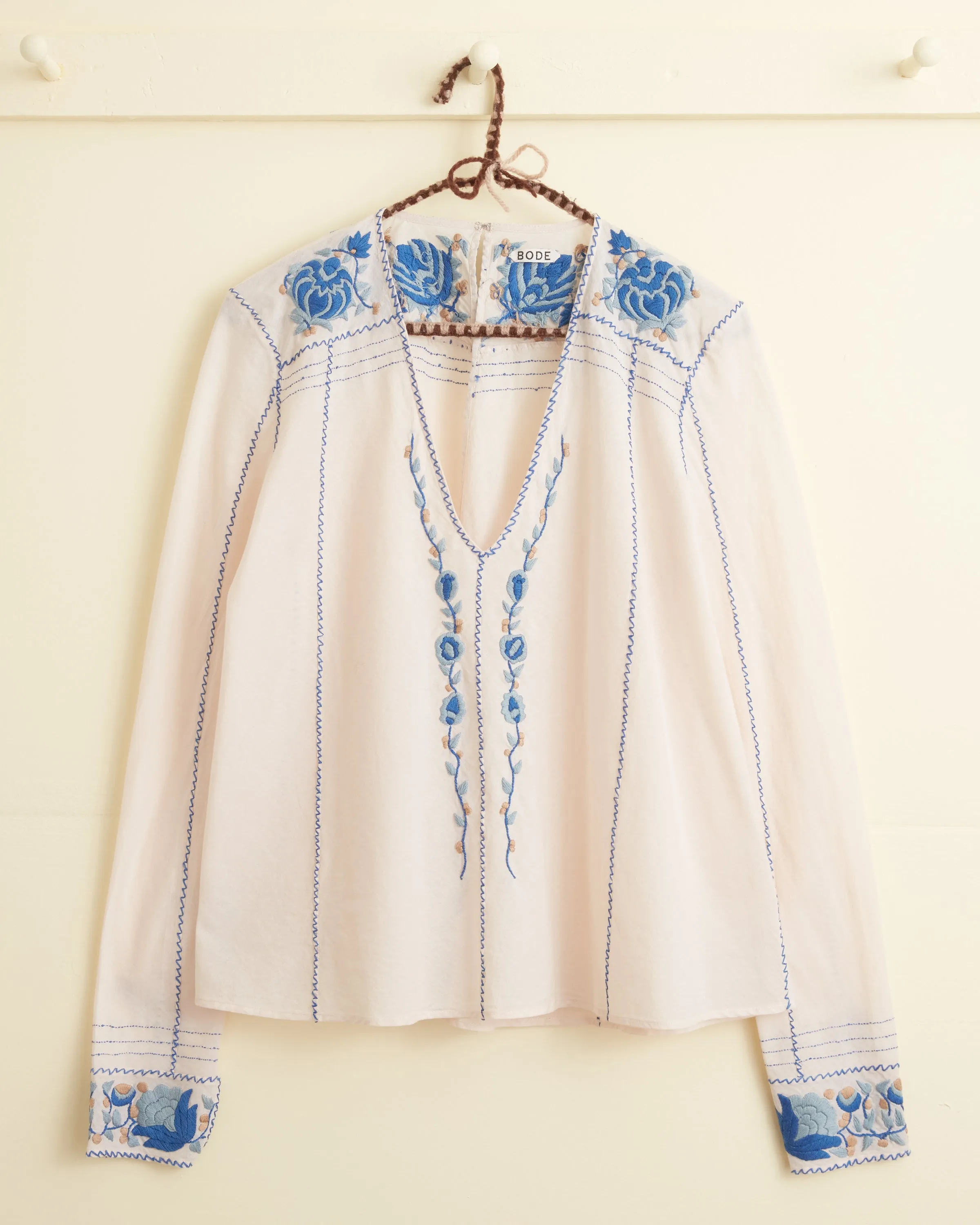 Embroidered Cornflower Top sold by BODE product image thumbnail 4