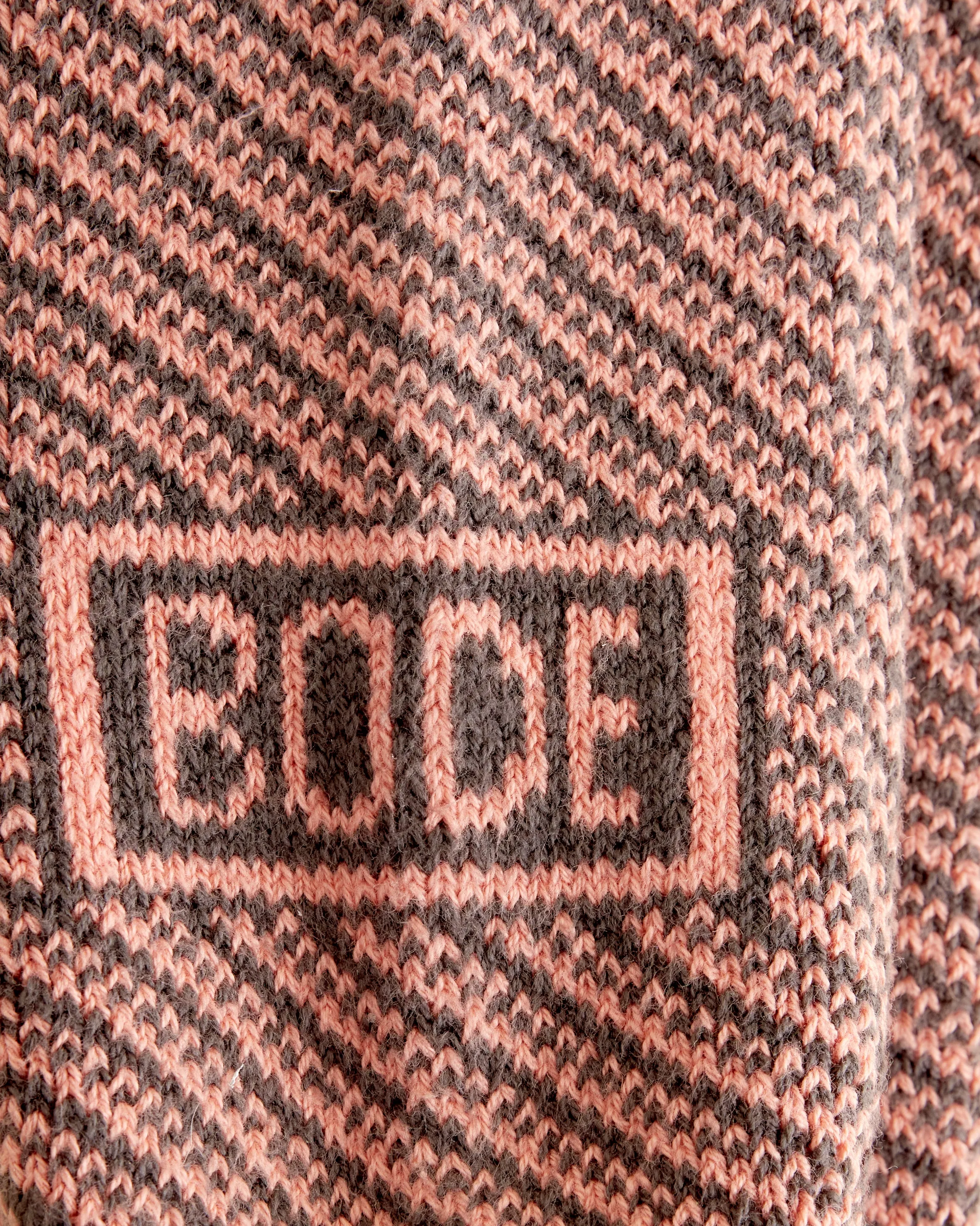 Duotone Jacquard Socks - Peach Grey sold by BODE product image thumbnail 2