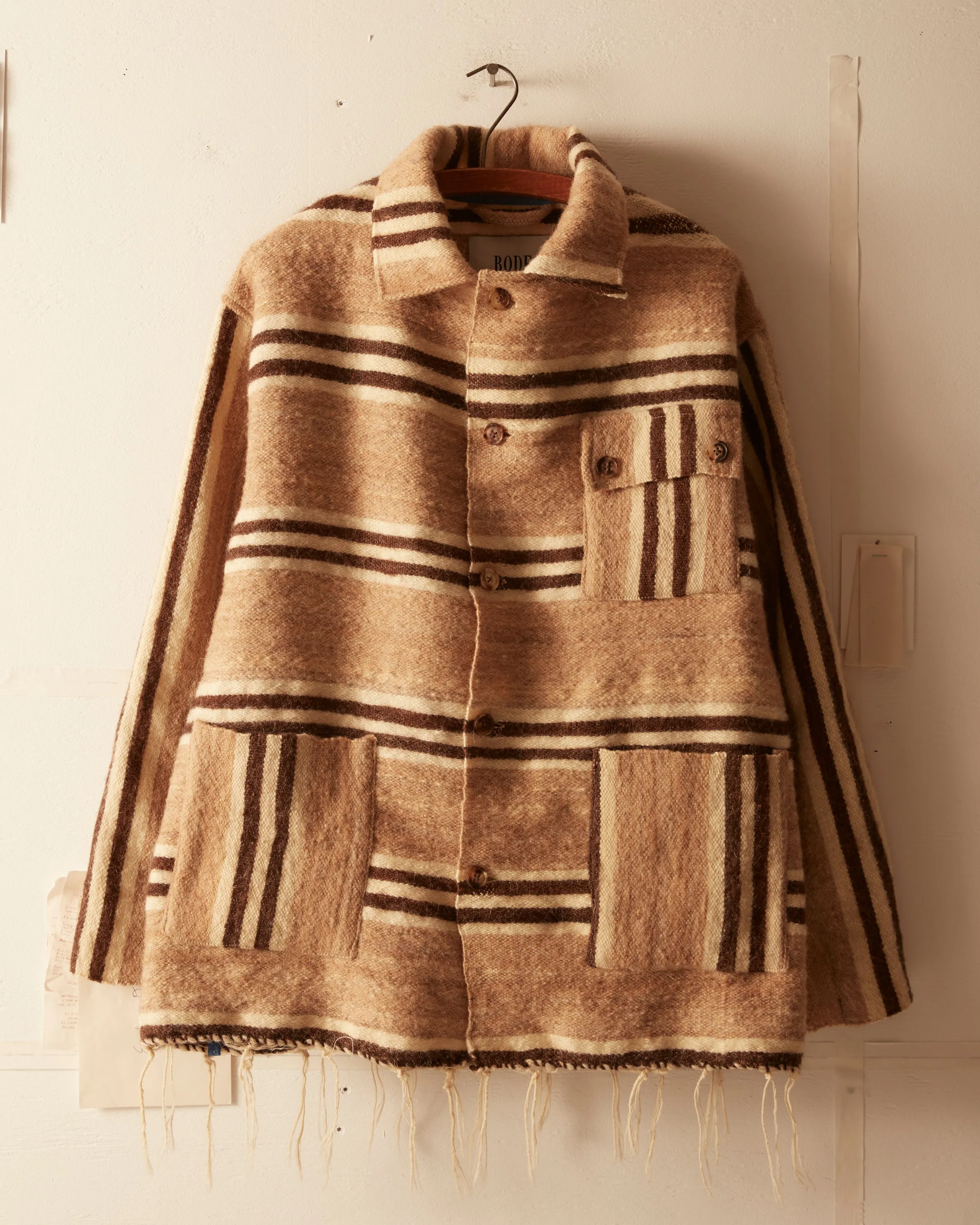 Howling Moon Blanket Jacket - M/L sold by BODE