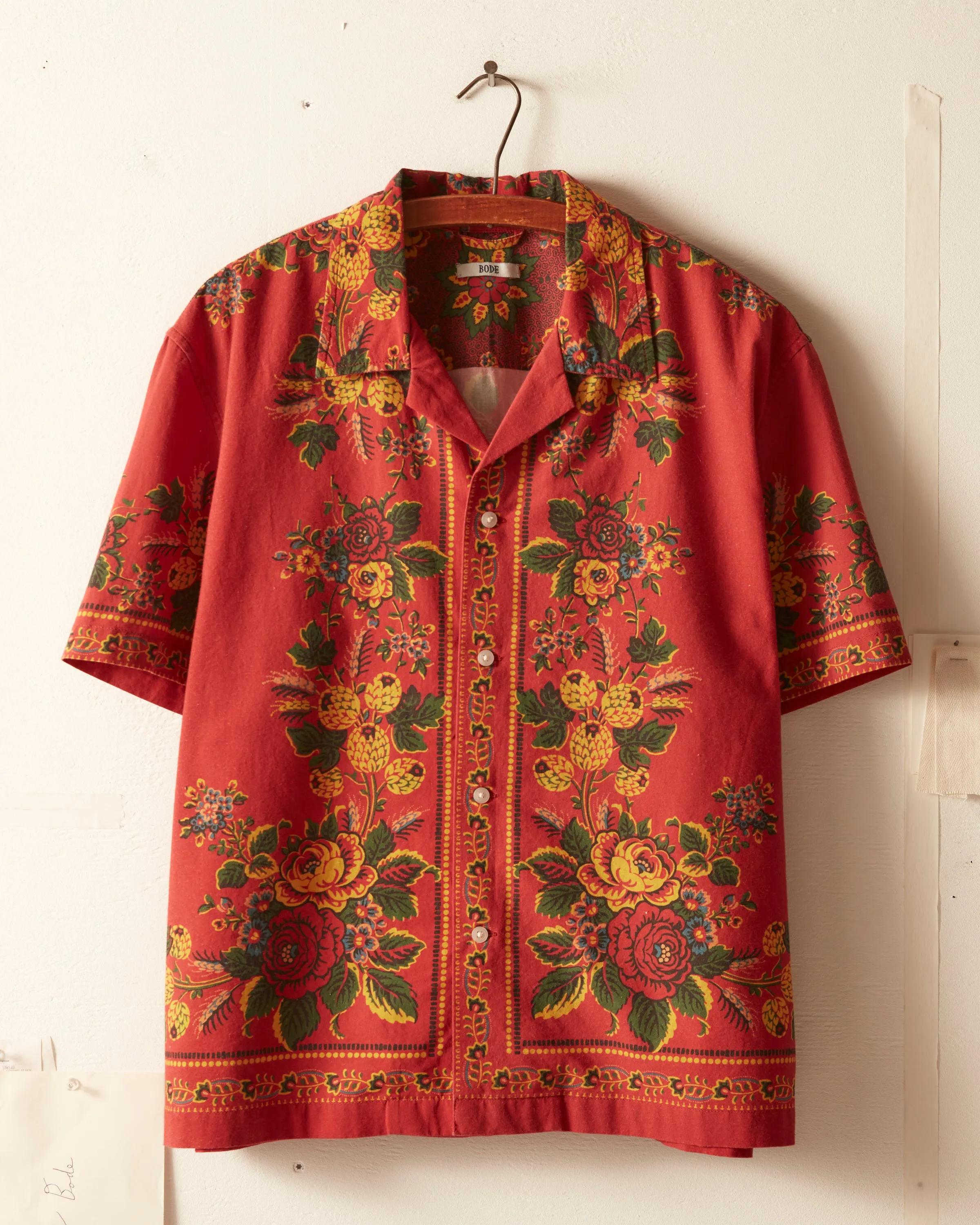 Floribunda Short Sleeve Shirt sold by BODE product image thumbnail 2