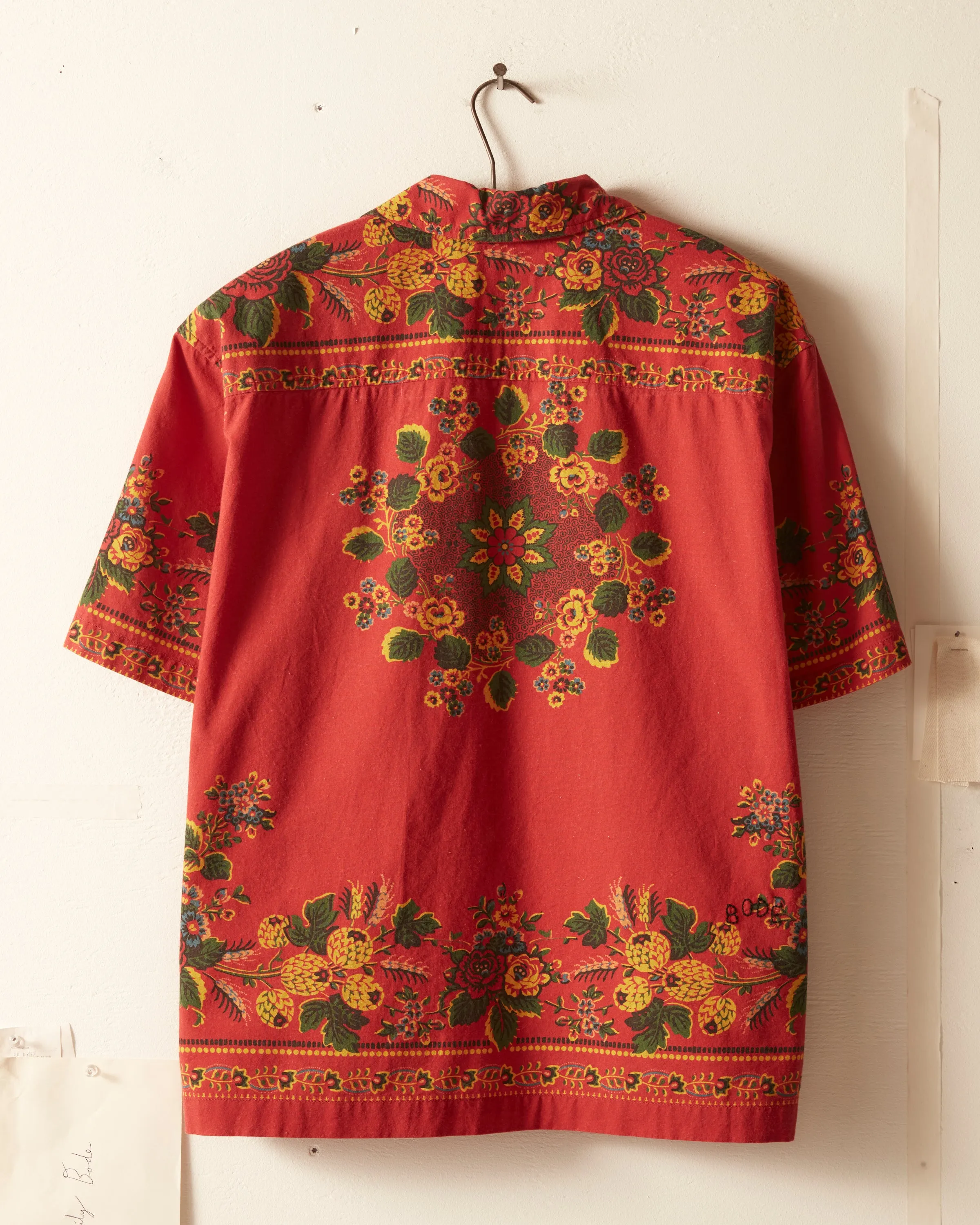 Floribunda Short Sleeve Shirt sold by BODE product image thumbnail 4