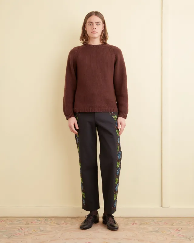 Beaded Concord Trousers sold by BODE