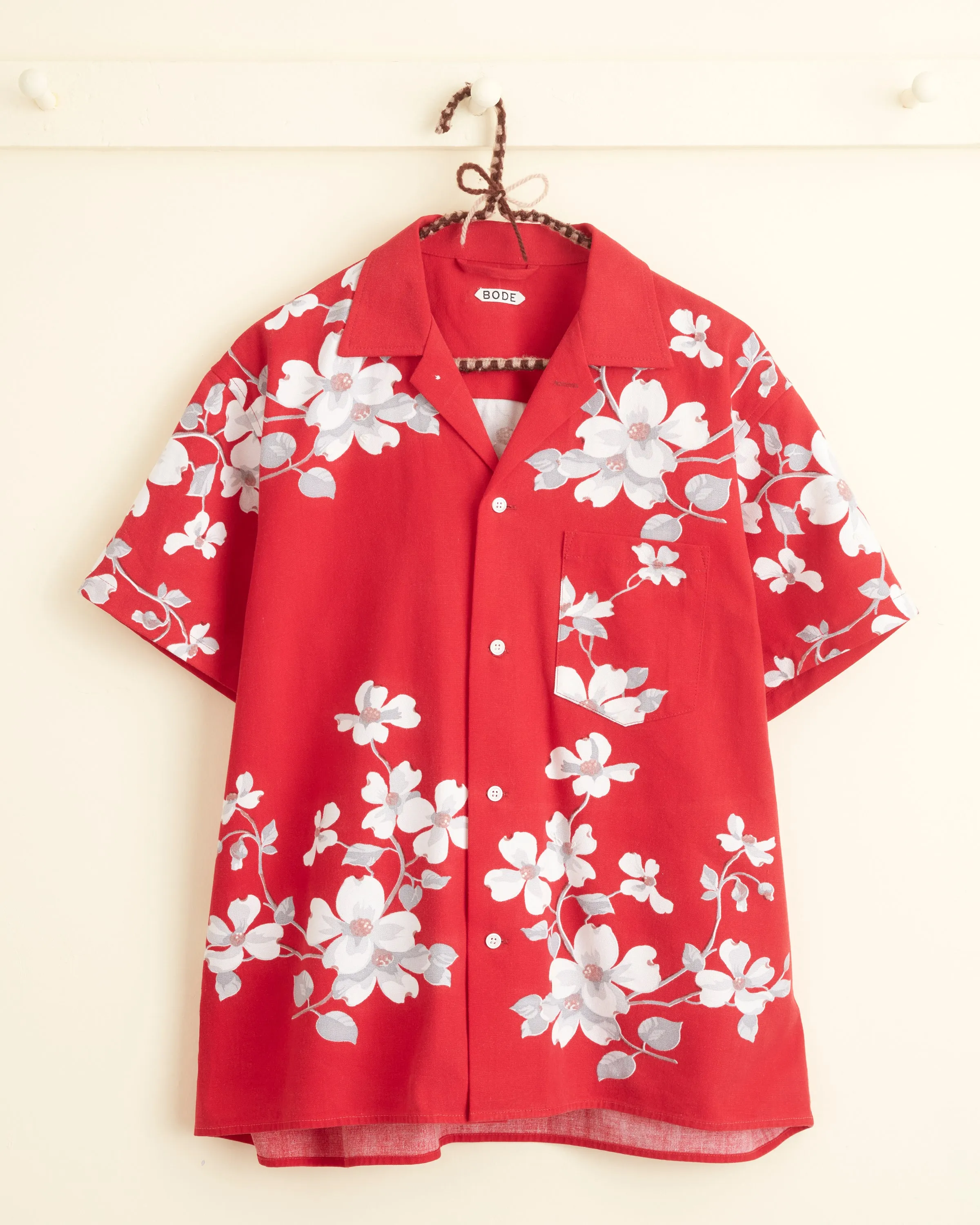 Frangipani Short Sleeve Shirt - M sold by BODE