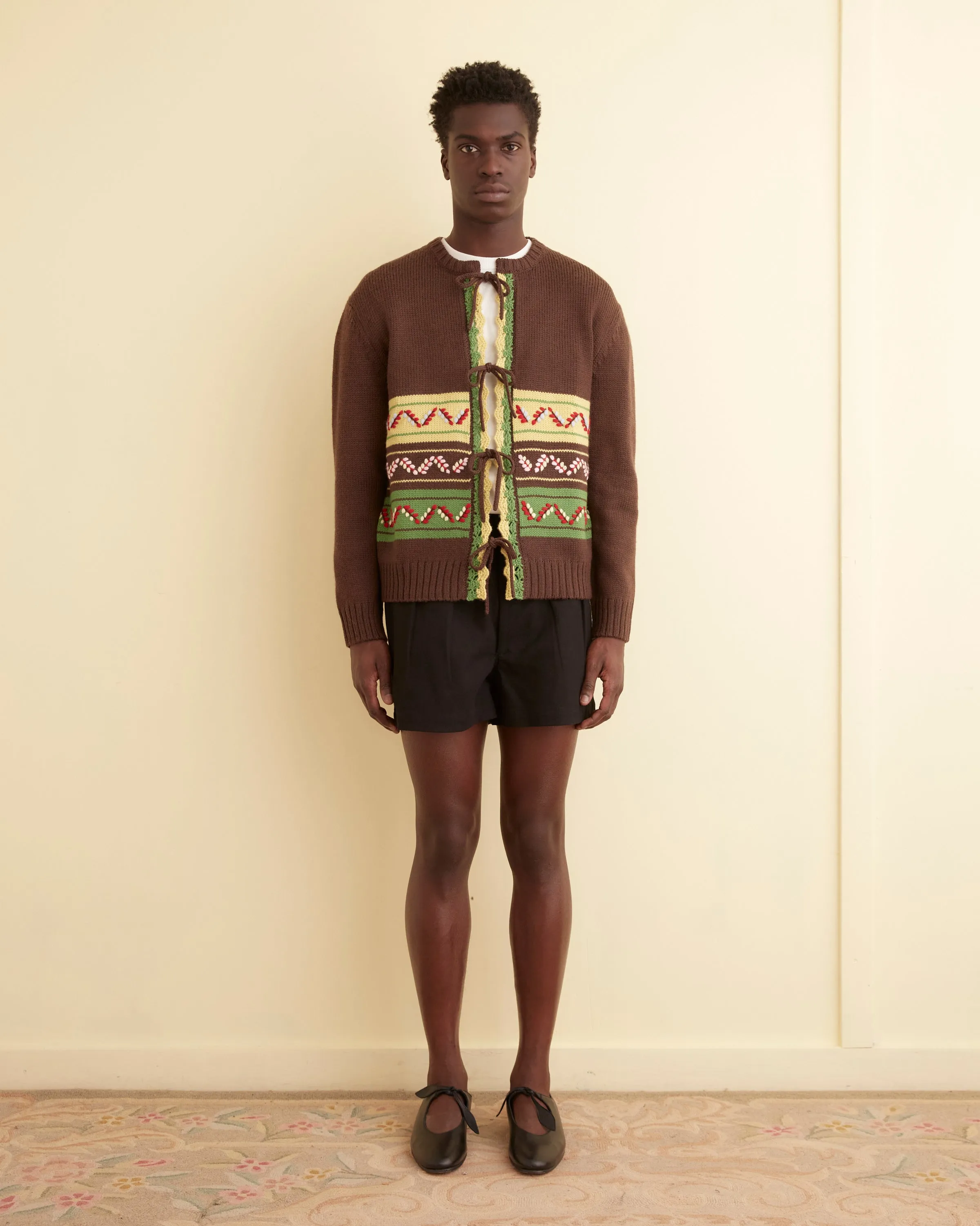 Foliage Cardigan sold by BODE