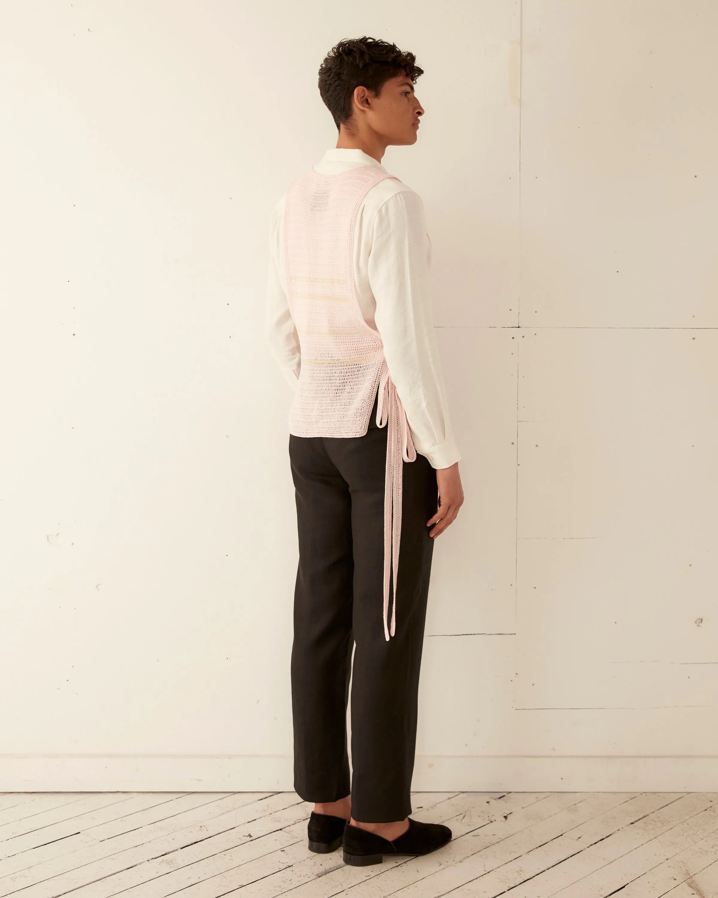 Delicate Stripe Crochet Dickie sold by BODE product image thumbnail 4