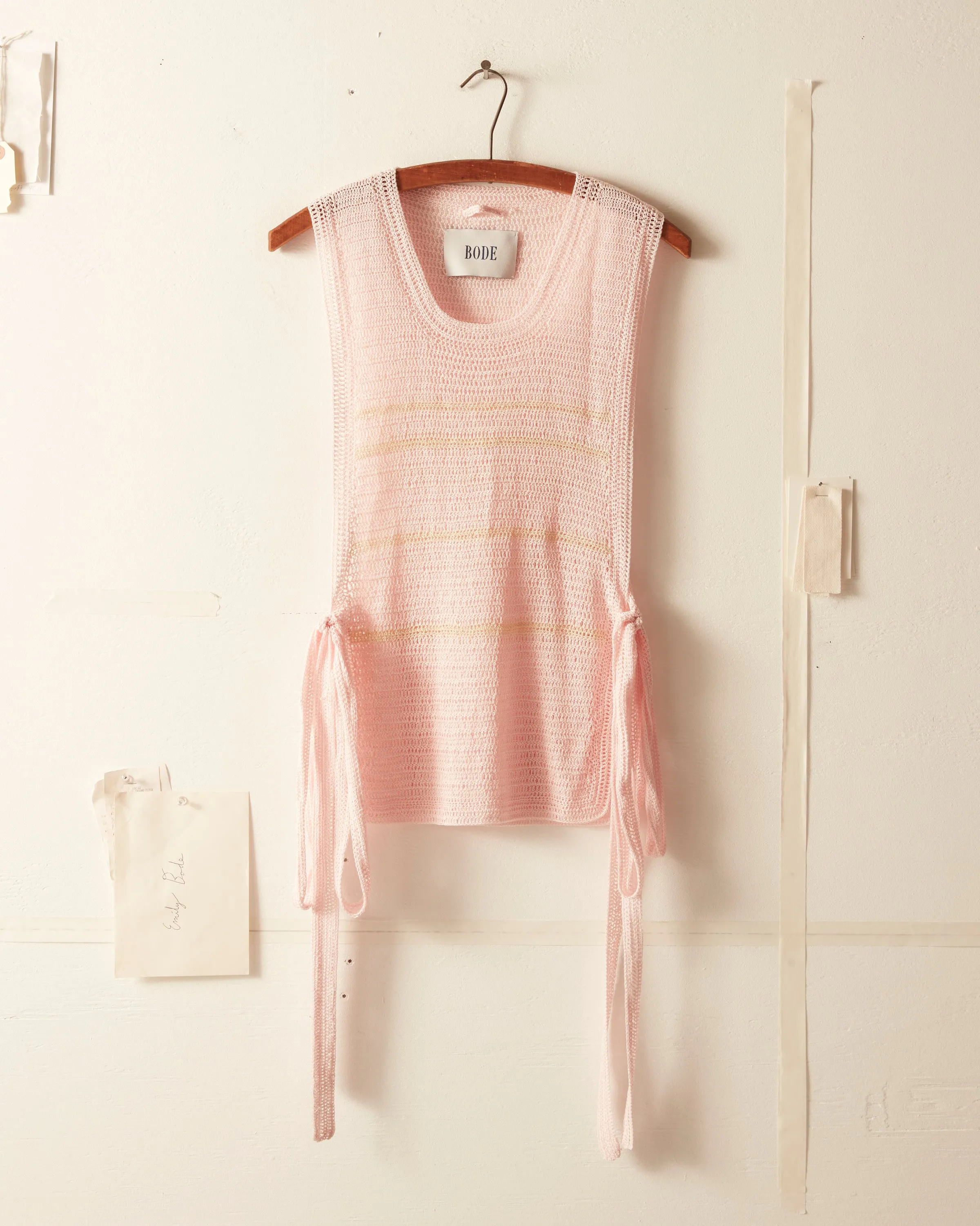 Delicate Stripe Crochet Dickie sold by BODE product image thumbnail 2