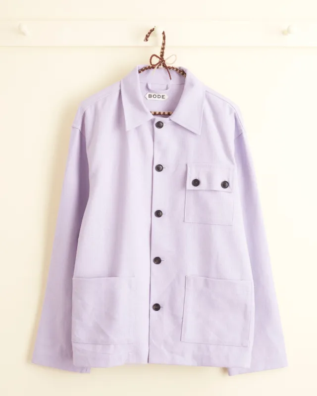 Lilac Worker Jacket - S/M sold by BODE