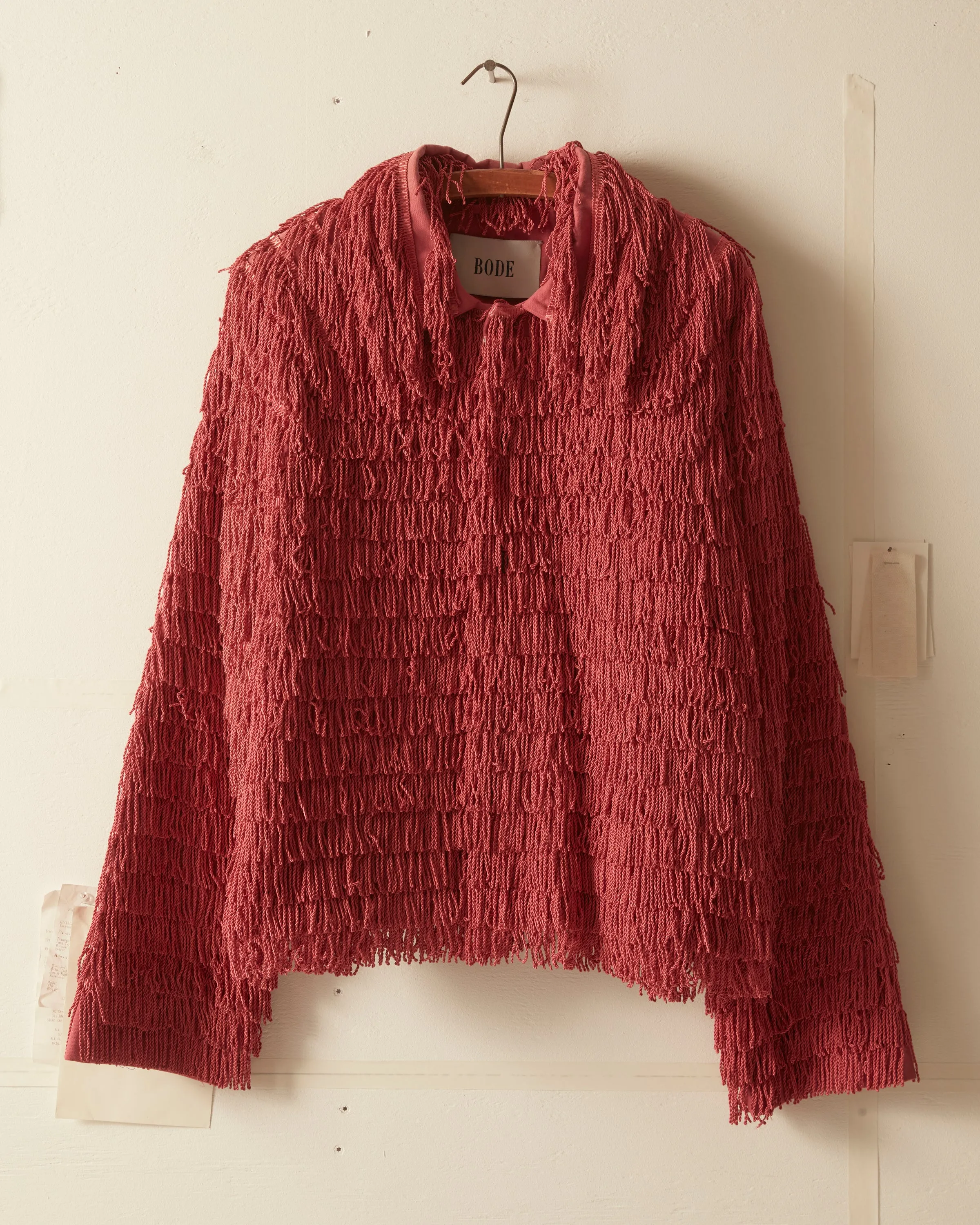Bullion Fringe Car Coat sold by BODE