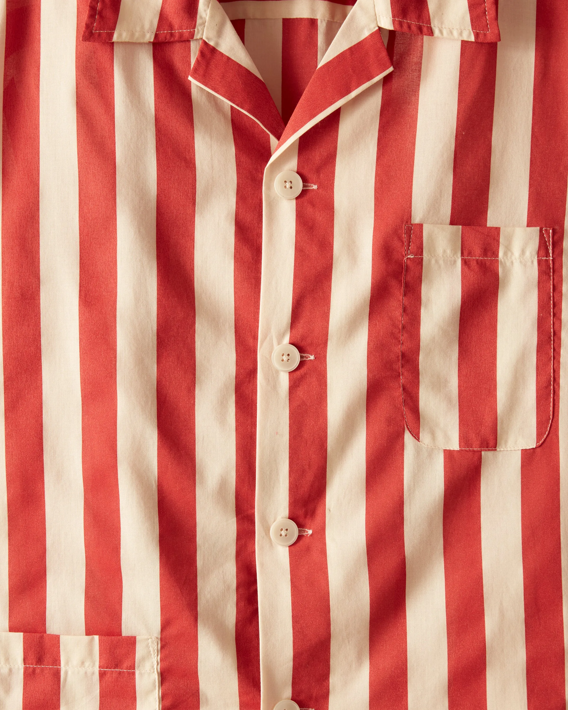 Valance Stripe Short Sleeve Shirt sold by BODE product image thumbnail 3