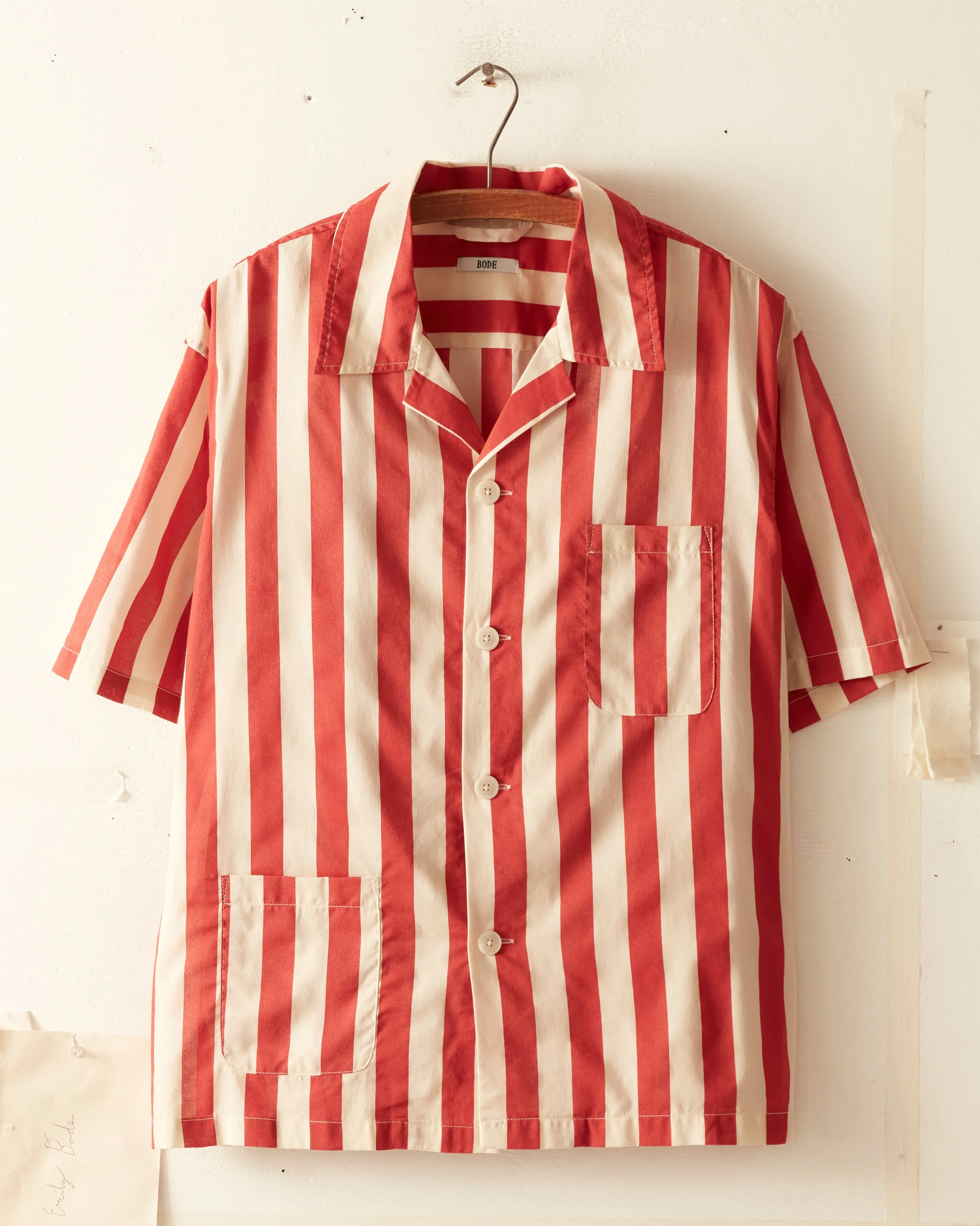 Valance Stripe Short Sleeve Shirt sold by BODE product image thumbnail 2