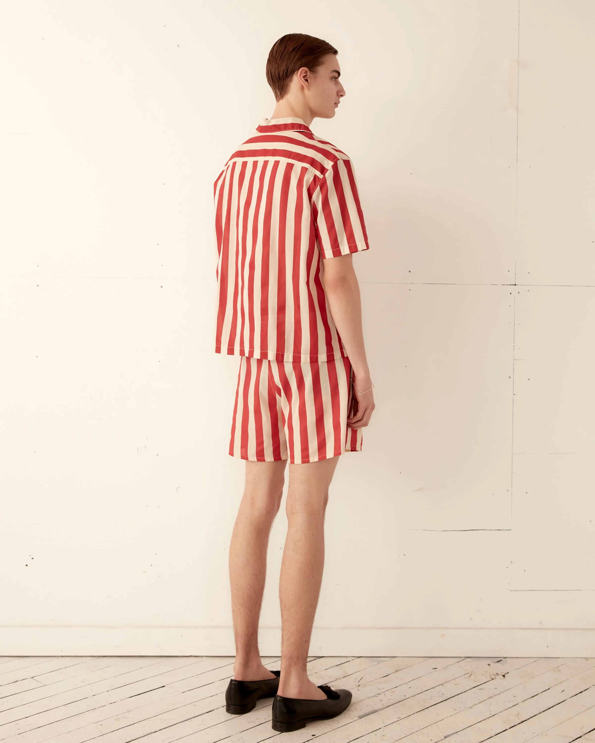 Valance Stripe Short Sleeve Shirt sold by BODE product image thumbnail 4