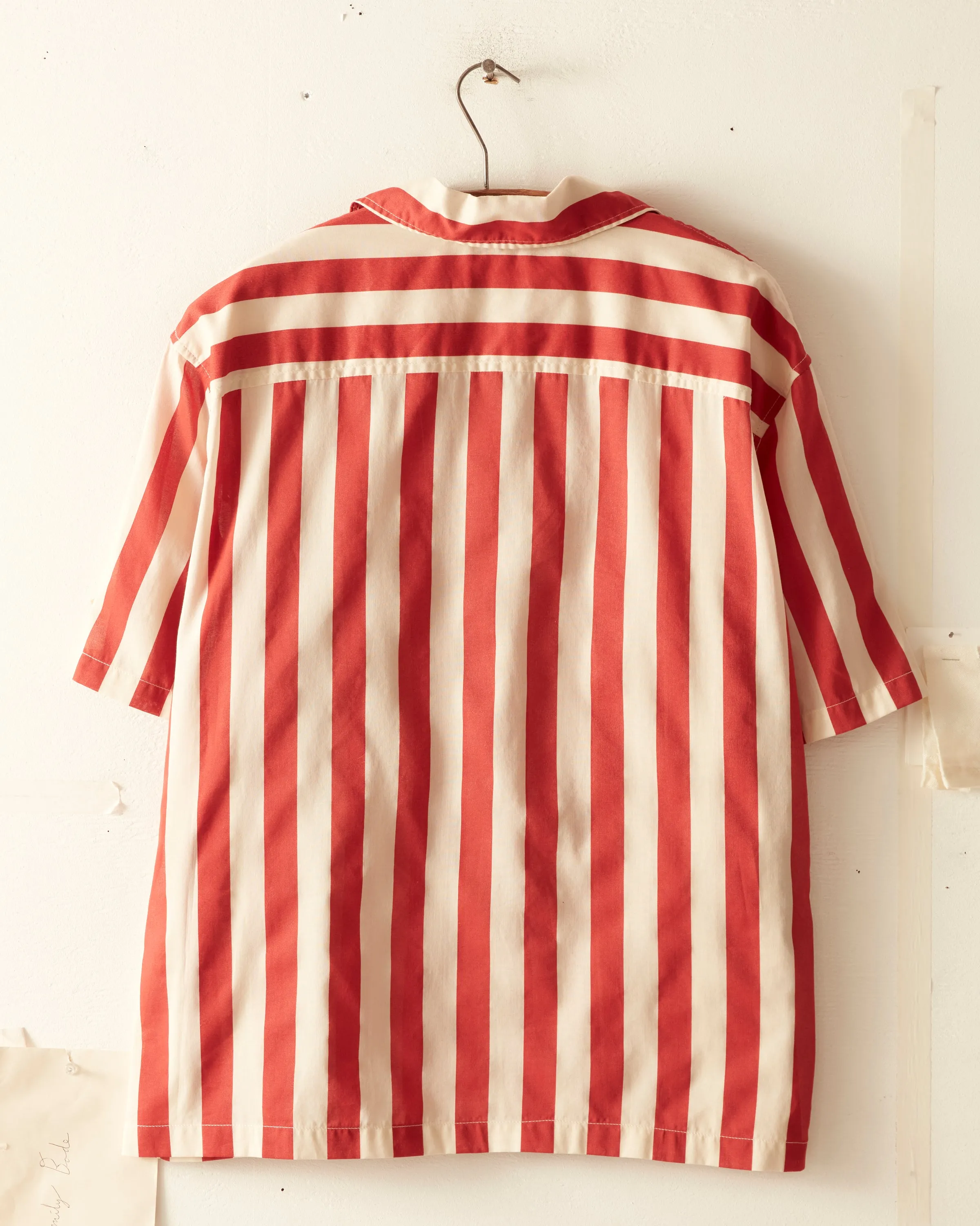 Valance Stripe Short Sleeve Shirt sold by BODE product image thumbnail 5