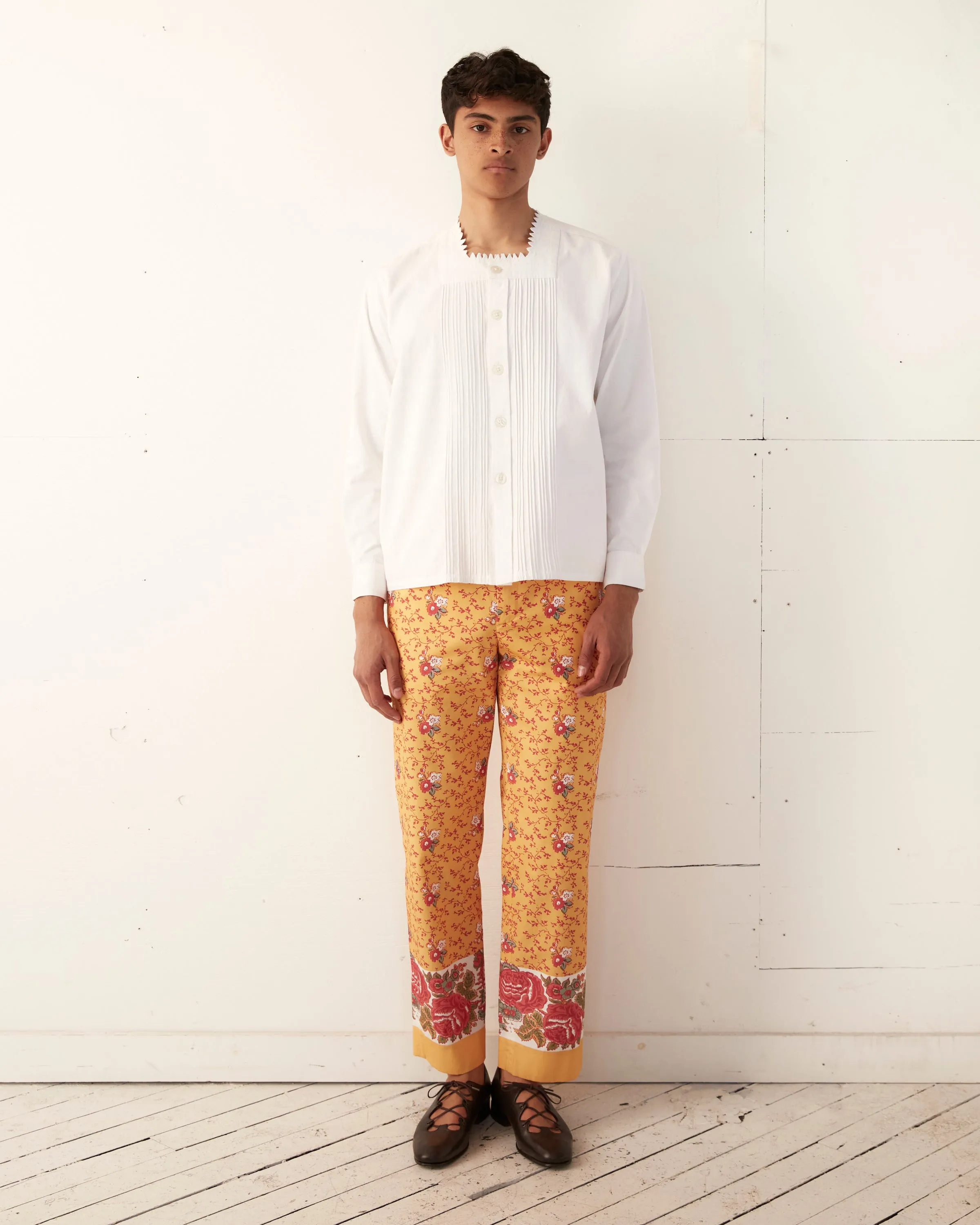 Blooming Border Trousers sold by BODE
