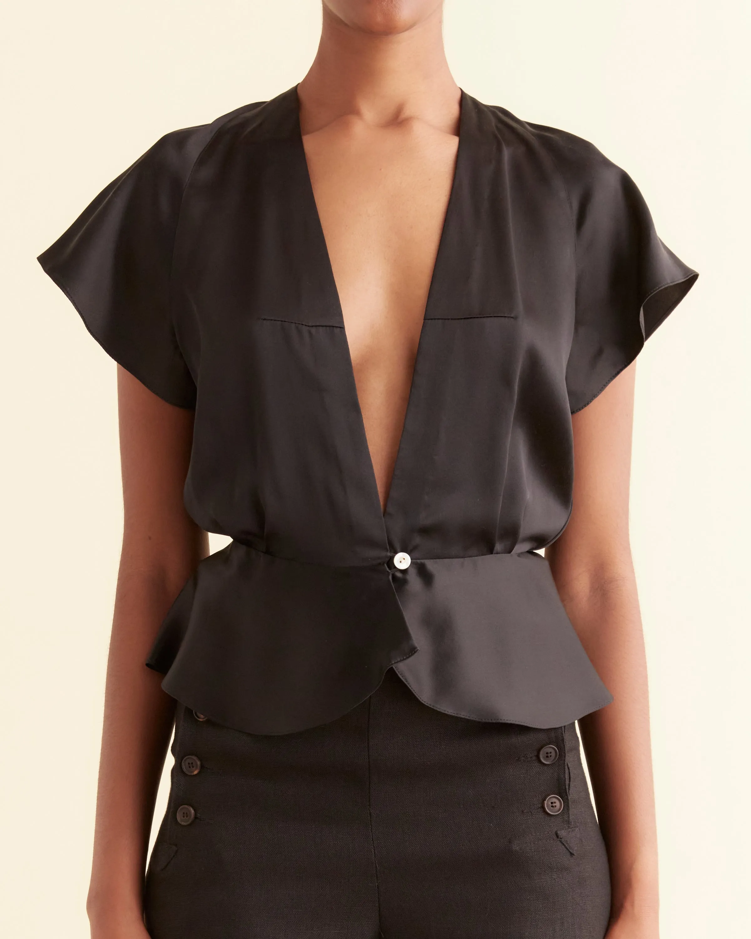 Freya Top - Black sold by BODE product image thumbnail 2