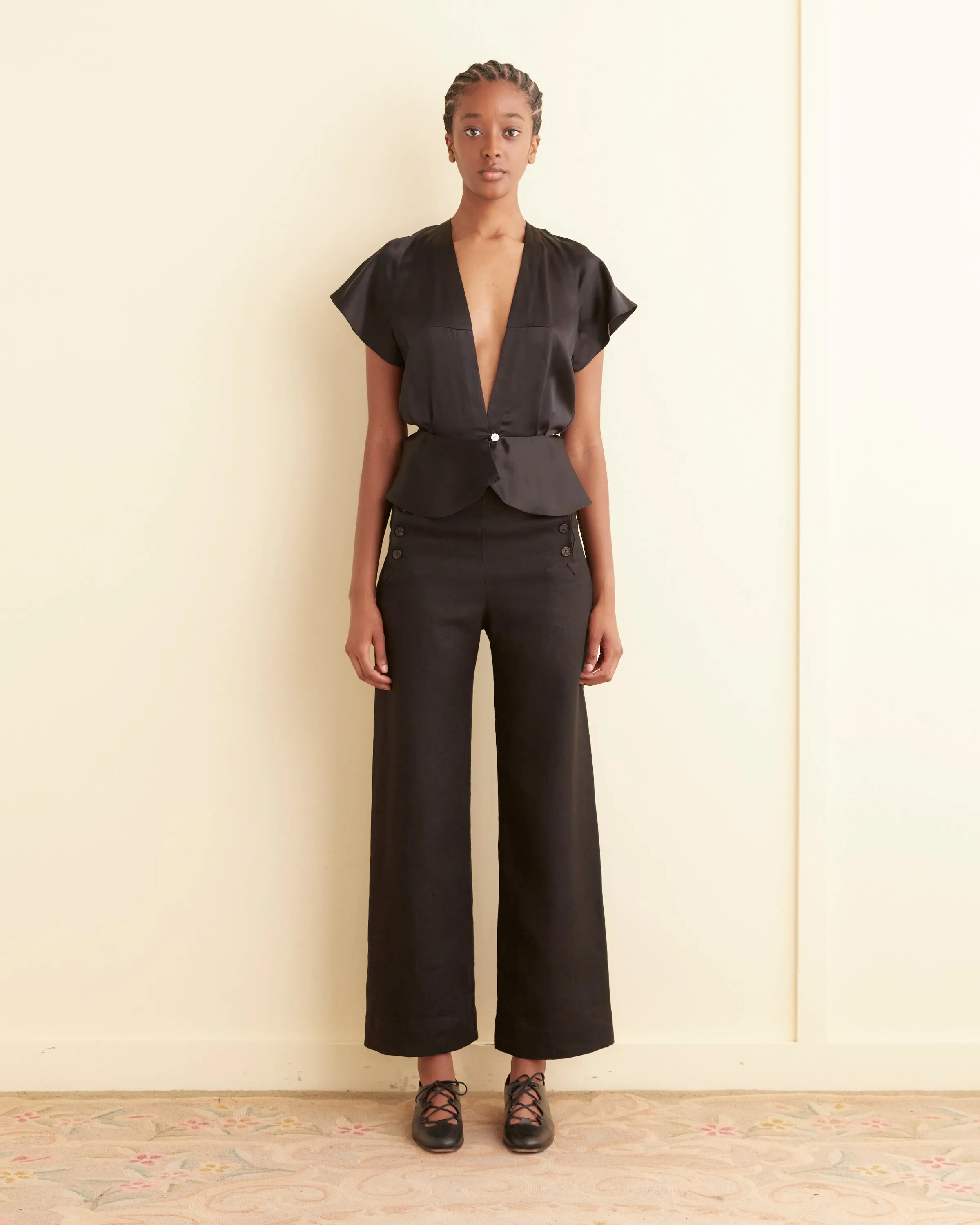 Freya Top - Black sold by BODE