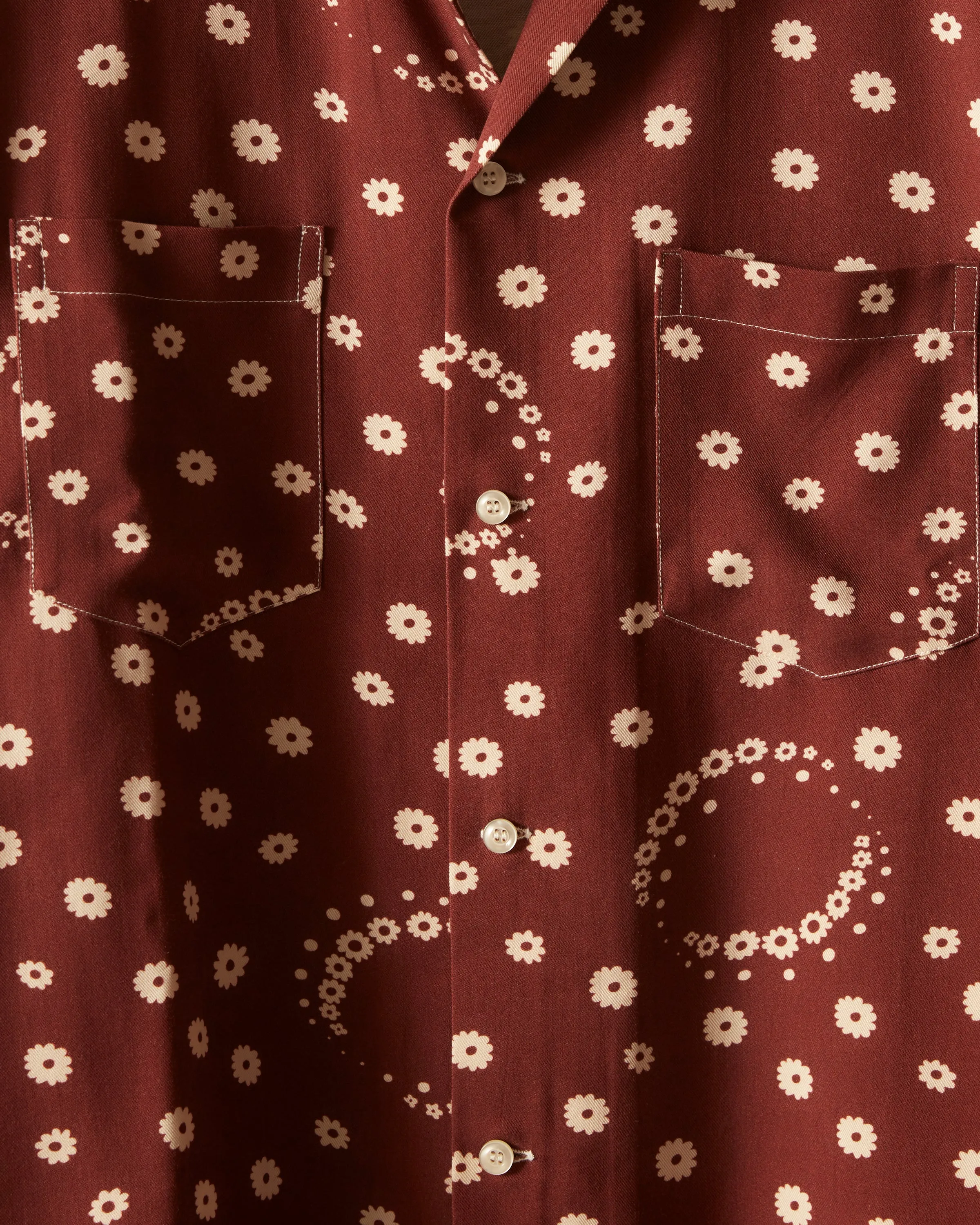 Fleur d'Air Short Sleeve Shirt sold by BODE product image thumbnail 3