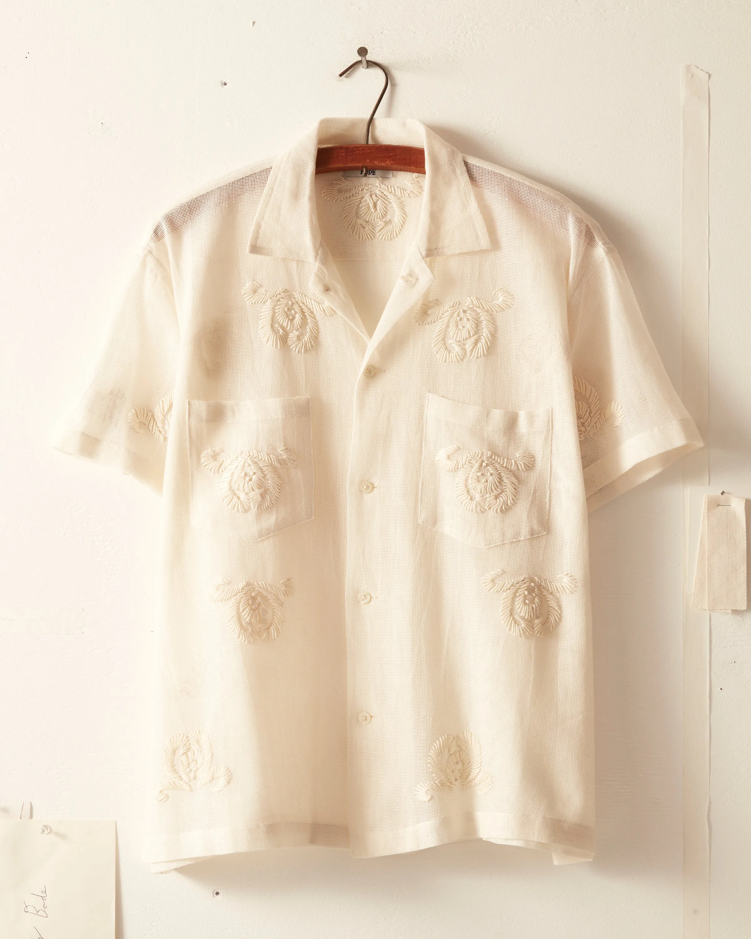 Savoy Ribbon Short Sleeve Shirt sold by BODE