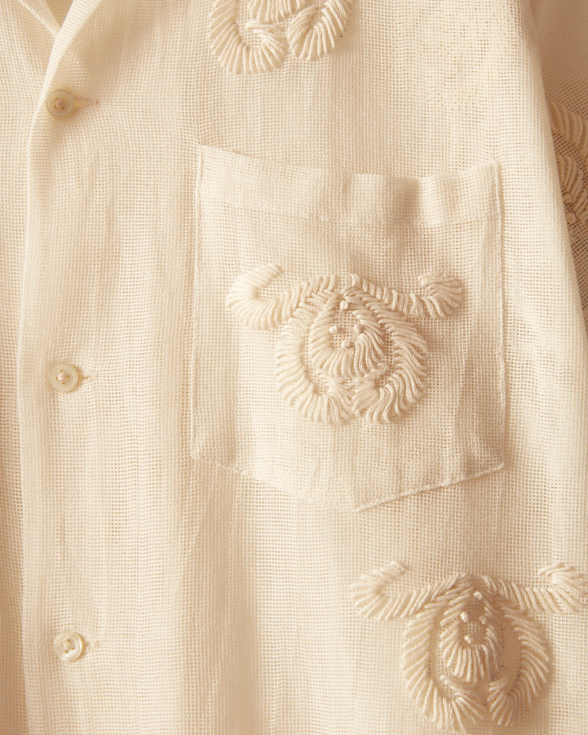 Savoy Ribbon Short Sleeve Shirt sold by BODE product image thumbnail 2