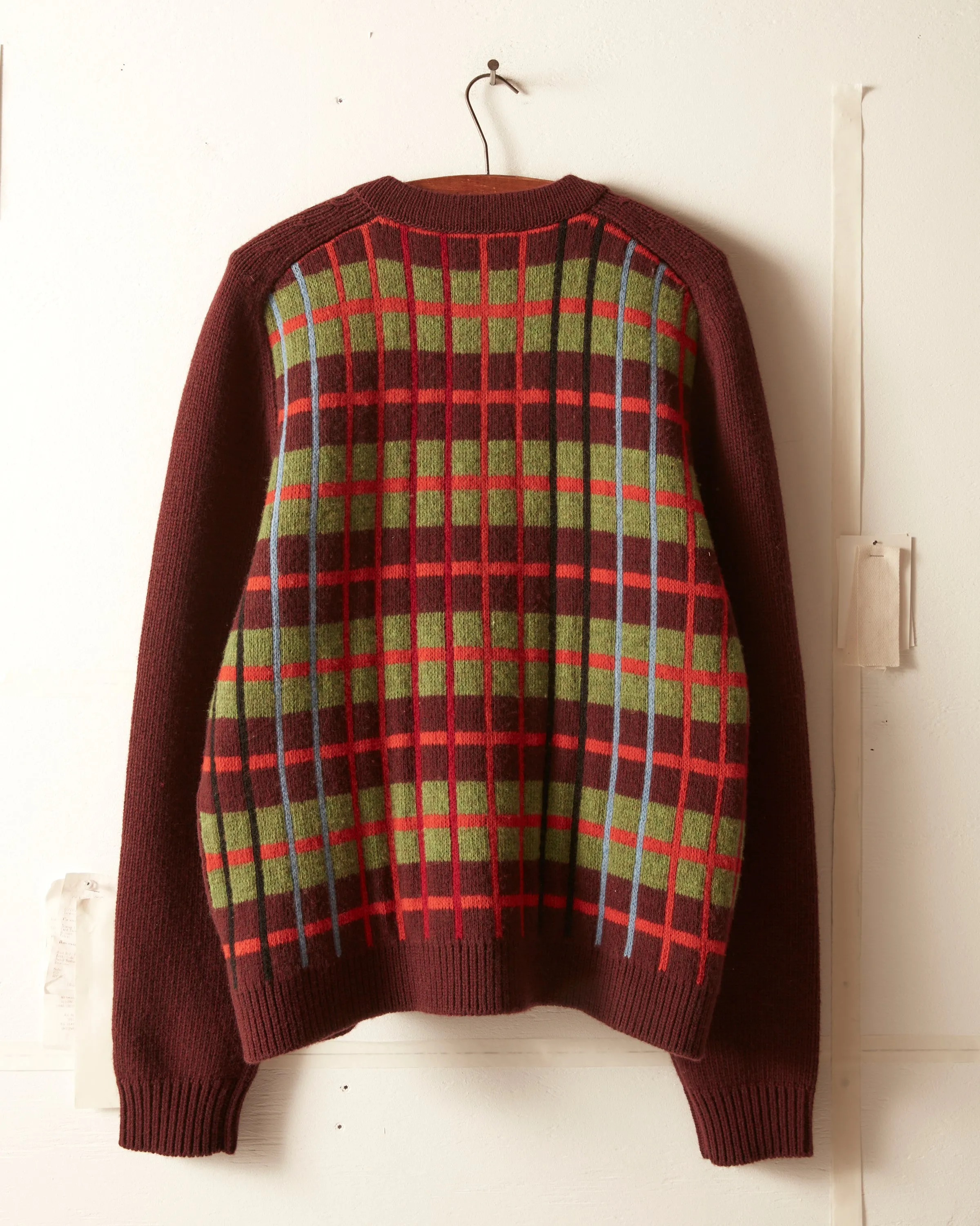 County Plaid Cardigan sold by BODE product image thumbnail 5