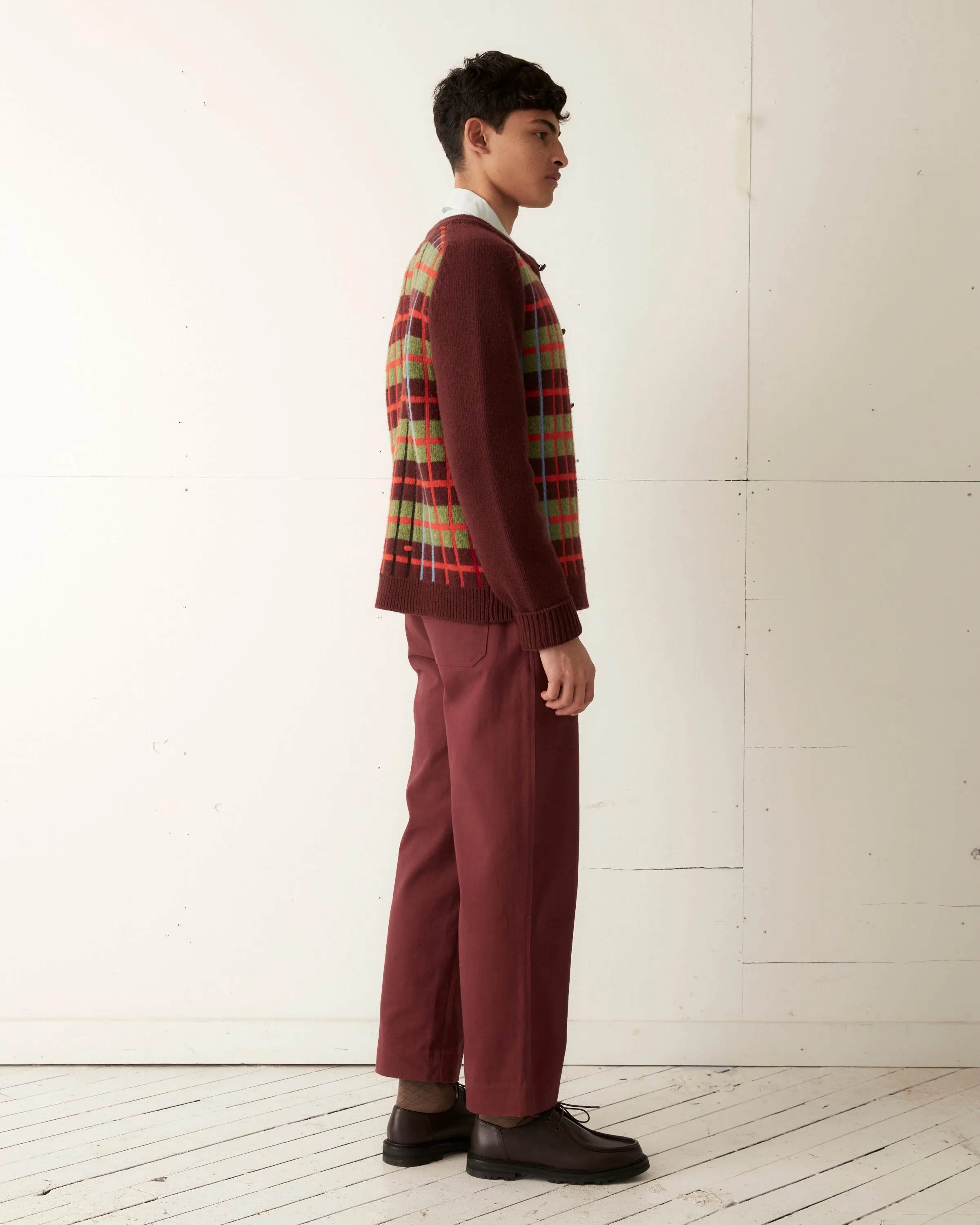 County Plaid Cardigan sold by BODE product image thumbnail 4