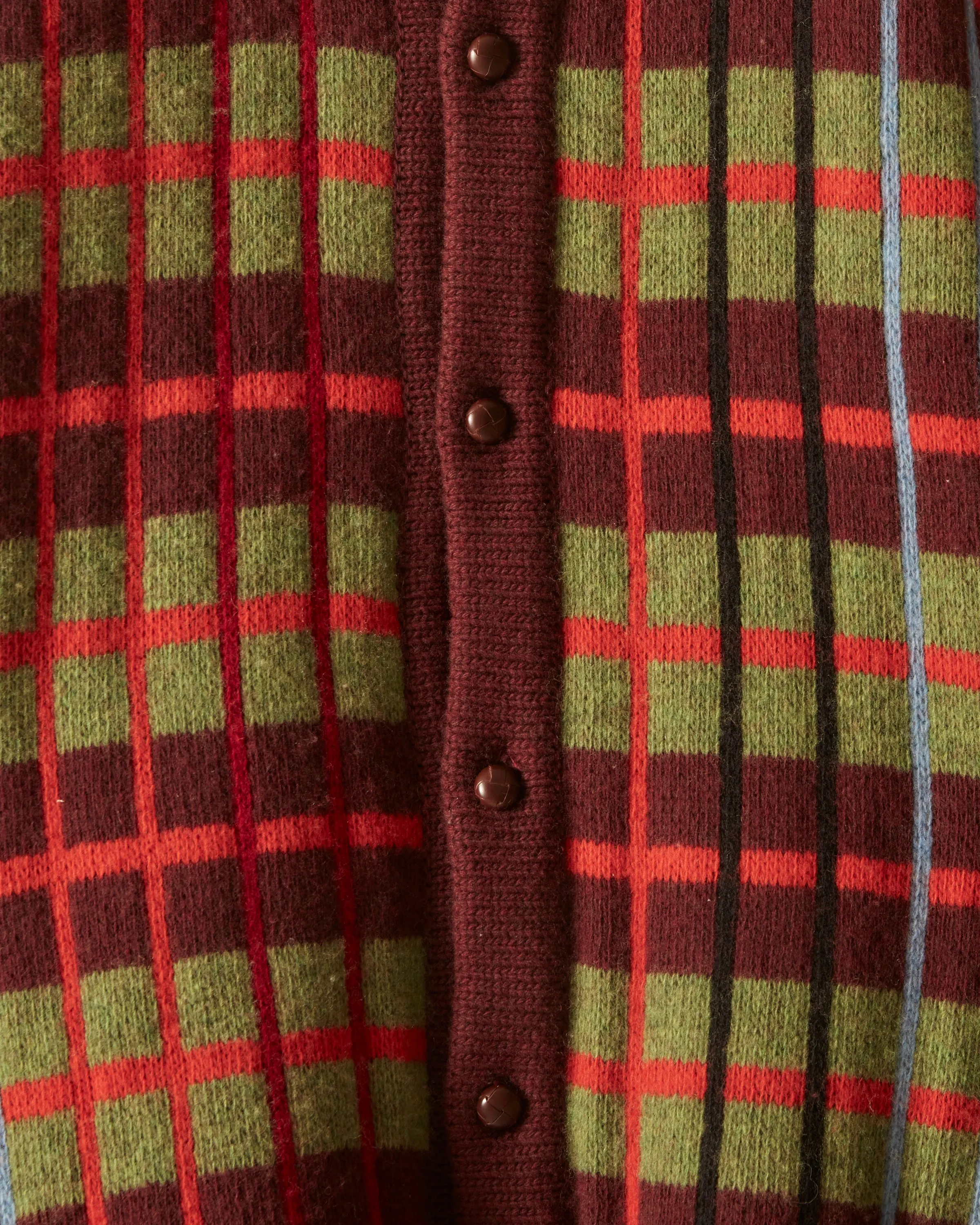 County Plaid Cardigan sold by BODE product image thumbnail 3