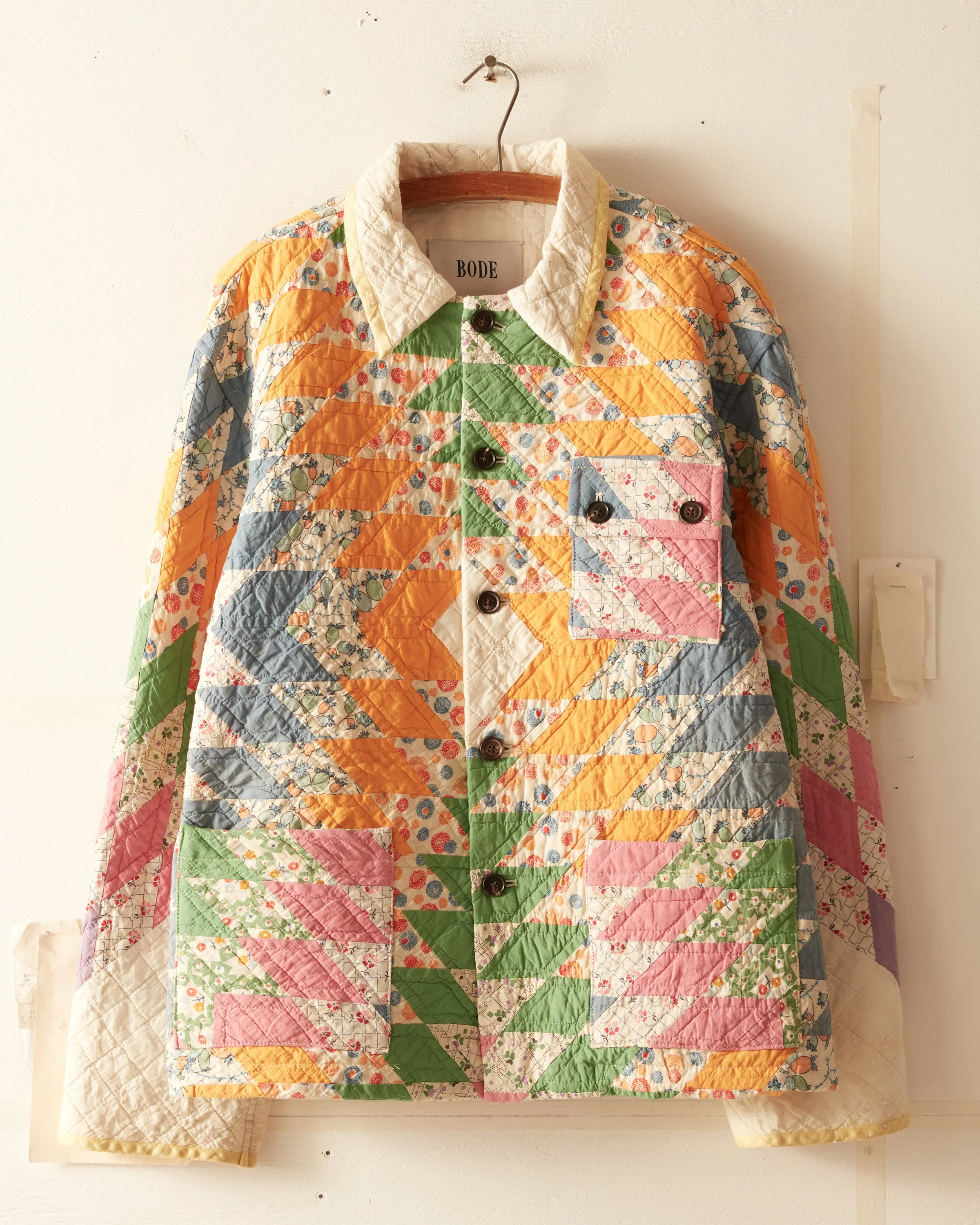 Carrot & Grass Quilt Jacket - XL/XXL sold by BODE