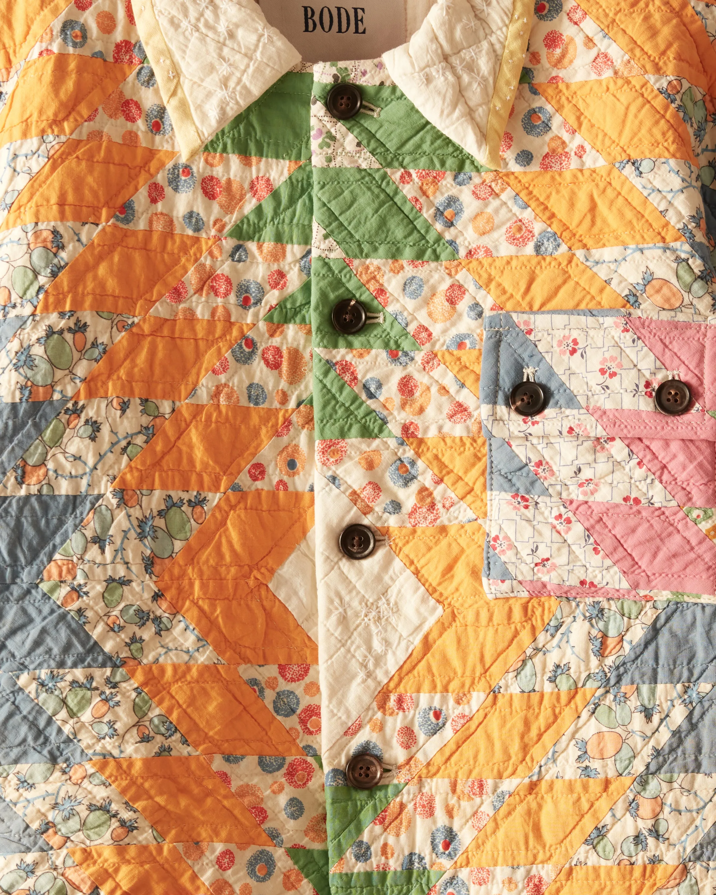 Carrot & Grass Quilt Jacket - XL/XXL sold by BODE product image thumbnail 2