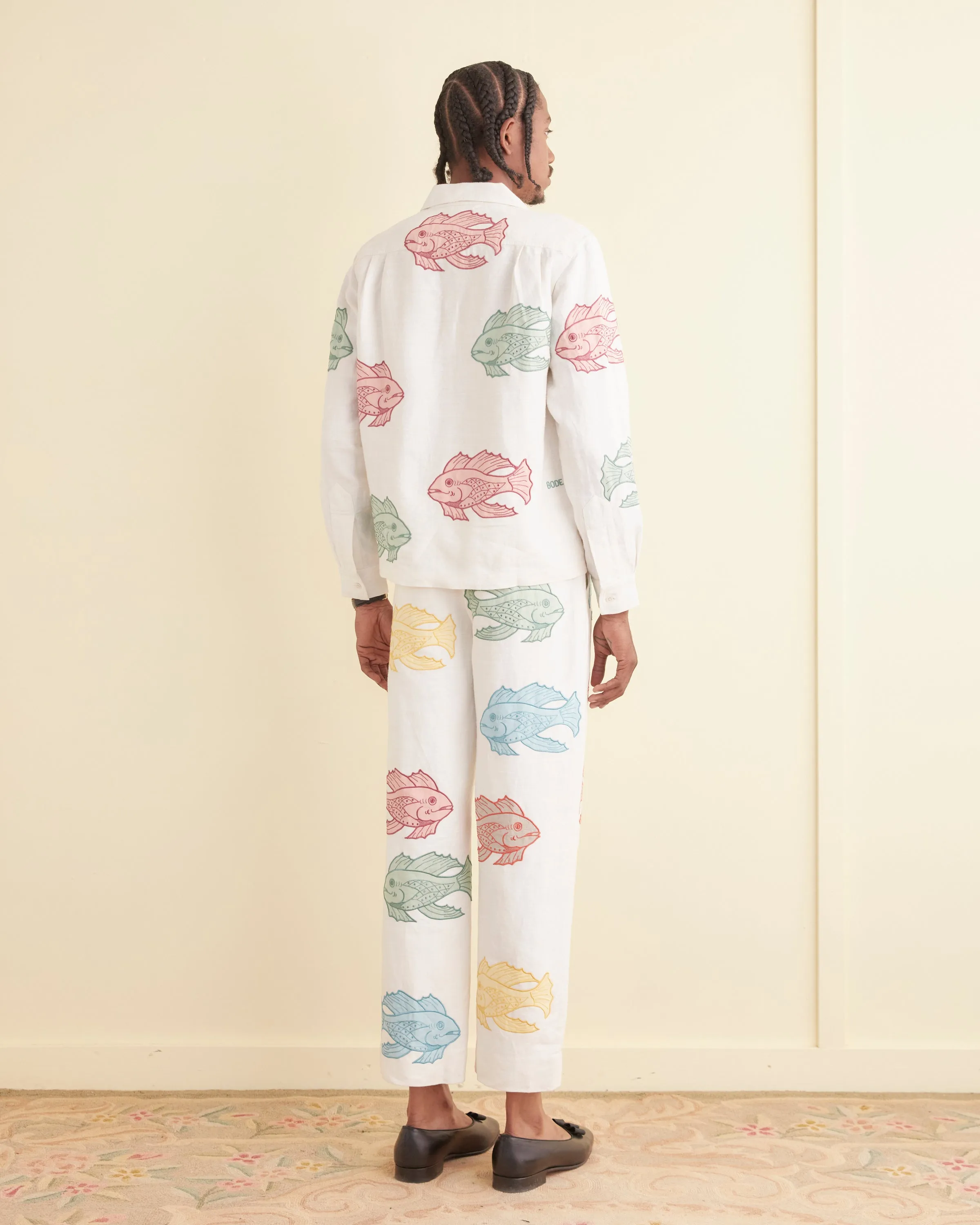 Piscine Appliqué Trousers sold by BODE product image thumbnail 3