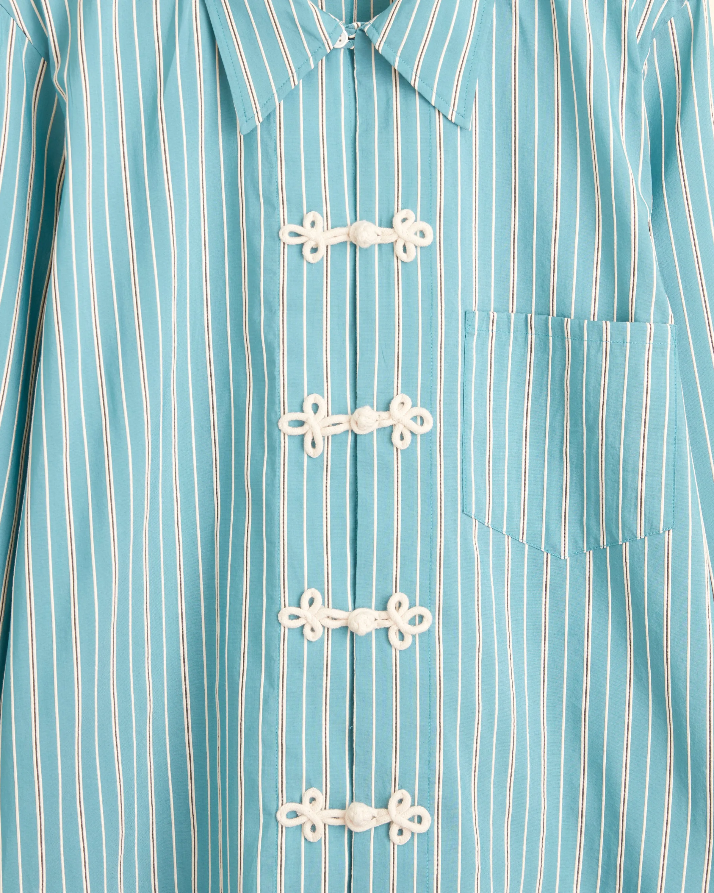 Shore Stripe Long Sleeve Shirt sold by BODE product image thumbnail 2