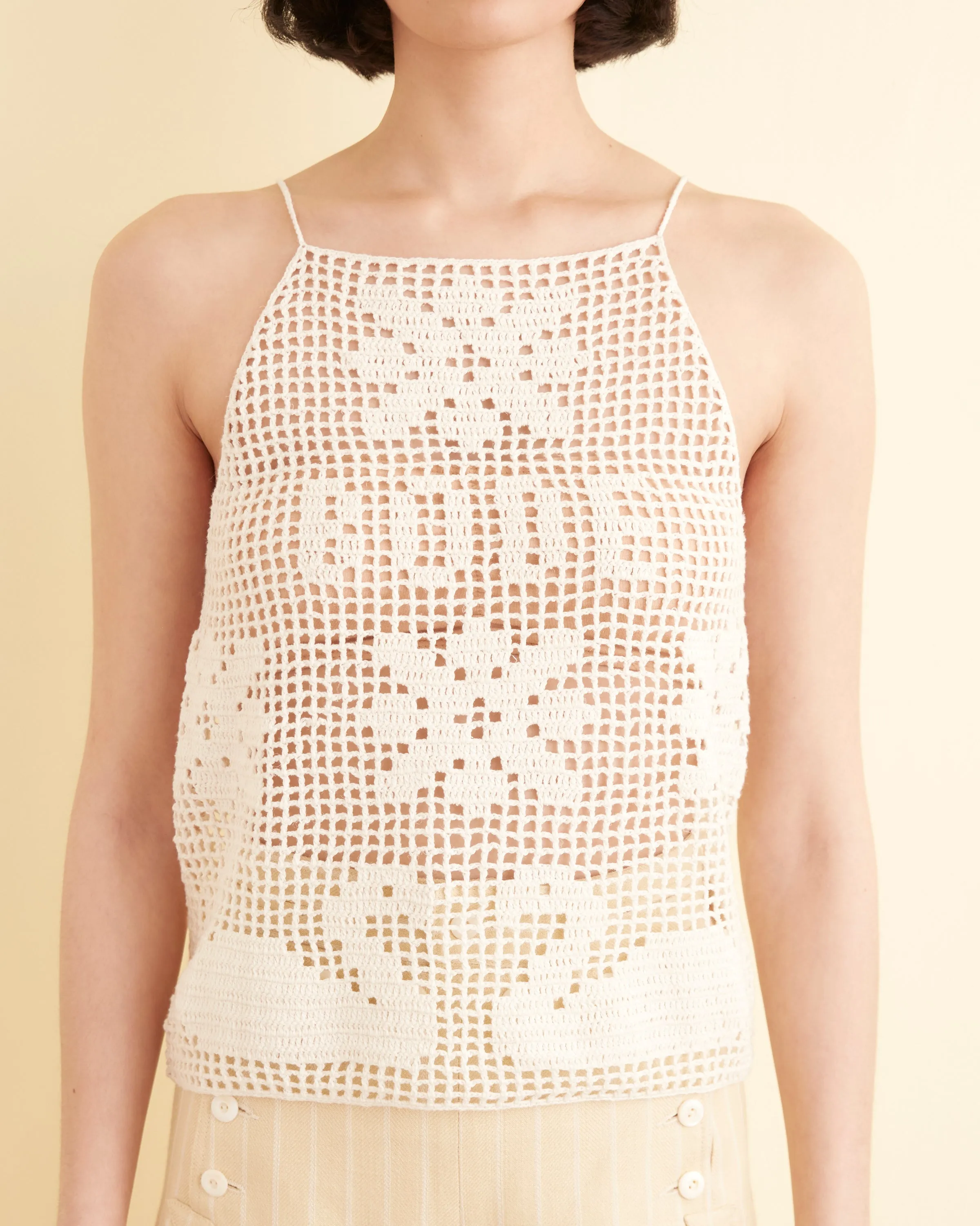 Mansfield Tank - Cream sold by BODE product image thumbnail 2