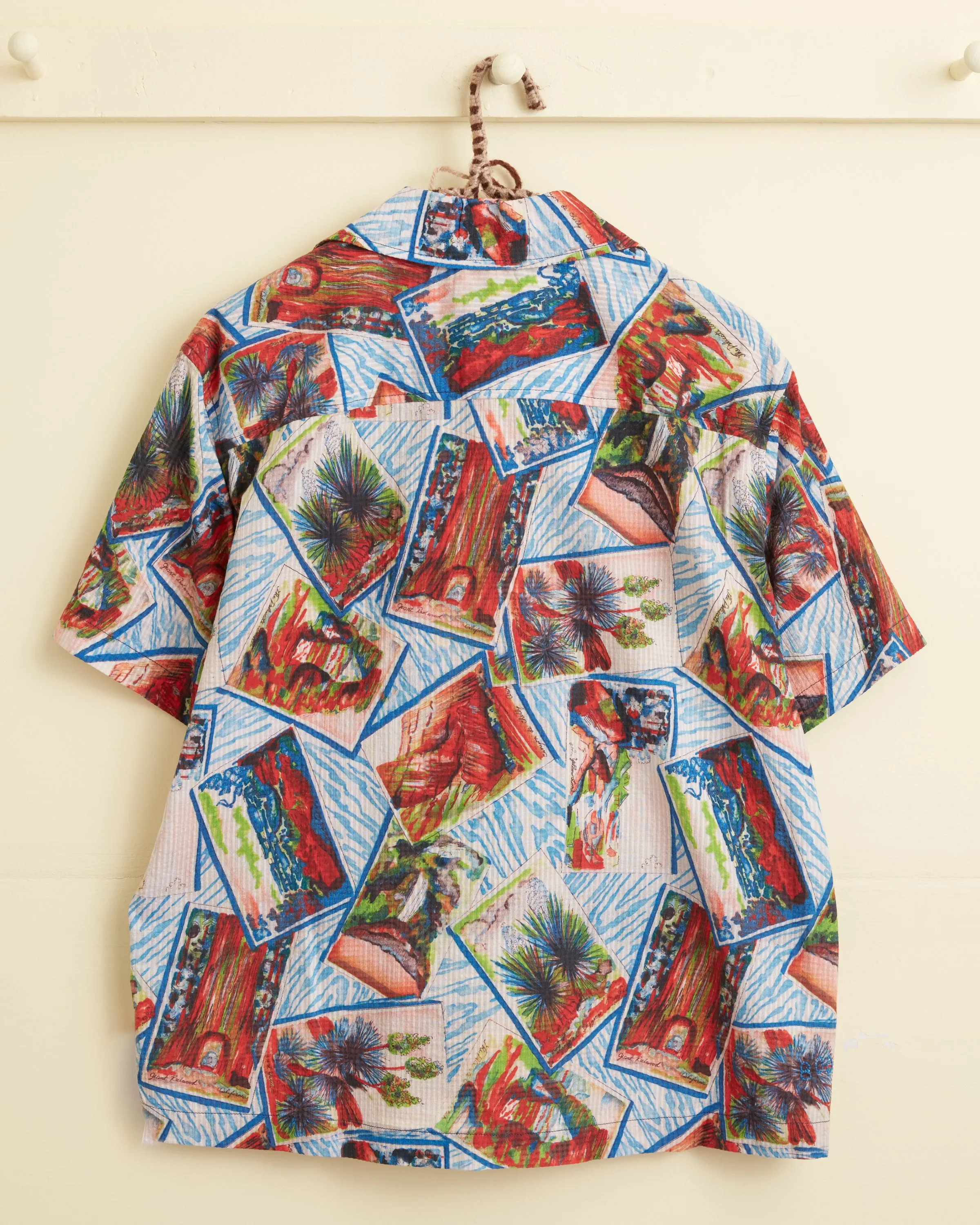 Seersucker Postcard Short Sleeve Shirt sold by BODE product image thumbnail 3