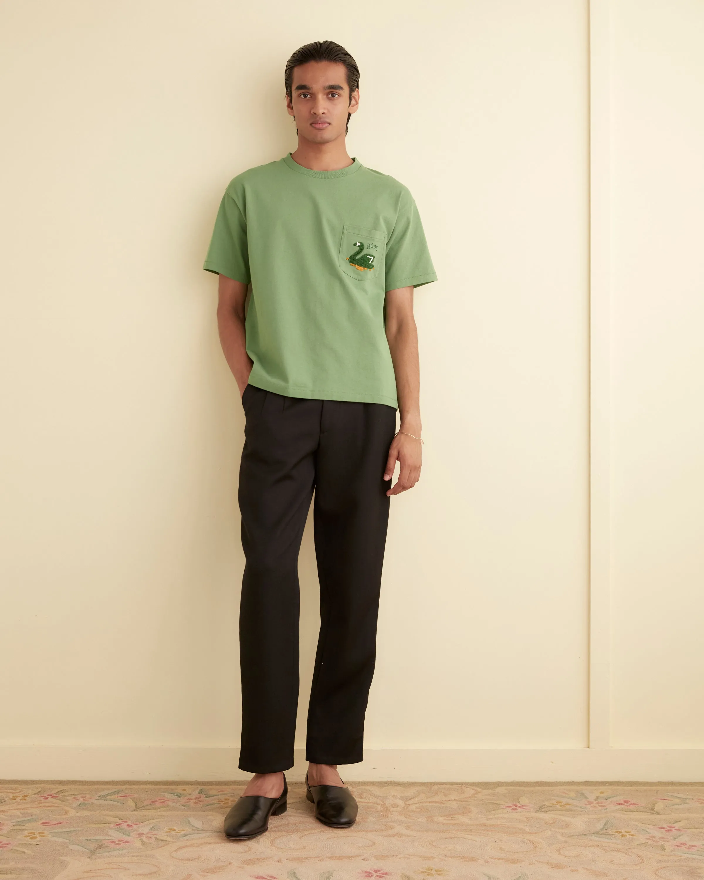 Swan Pocket Tee sold by BODE