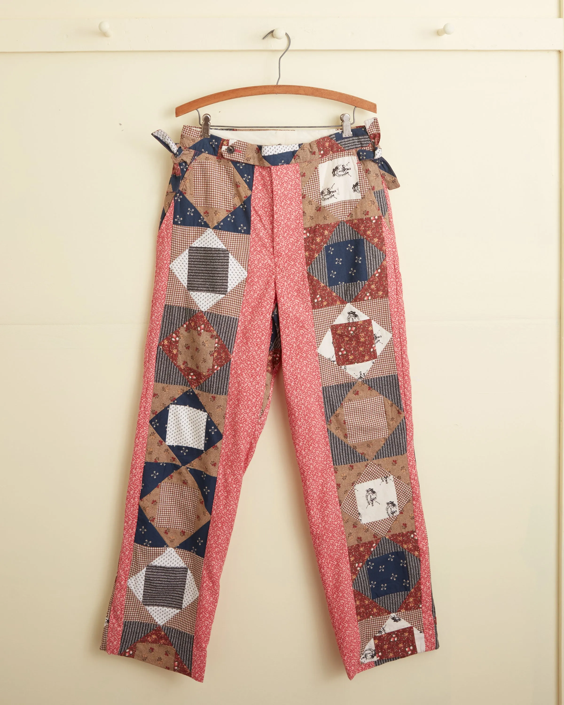 Calico This and That Trousers sold by BODE