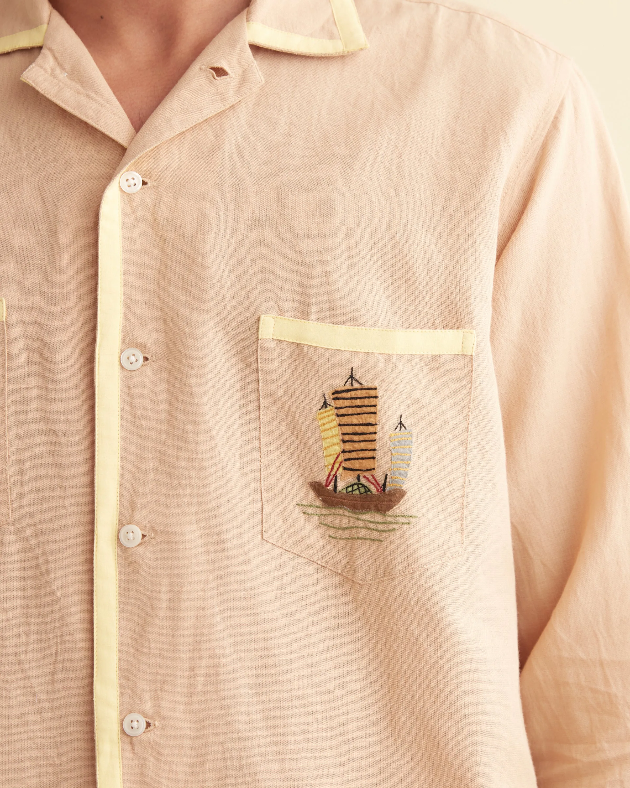 Ship Appliqué Long Sleeve Shirt sold by BODE product image thumbnail 2
